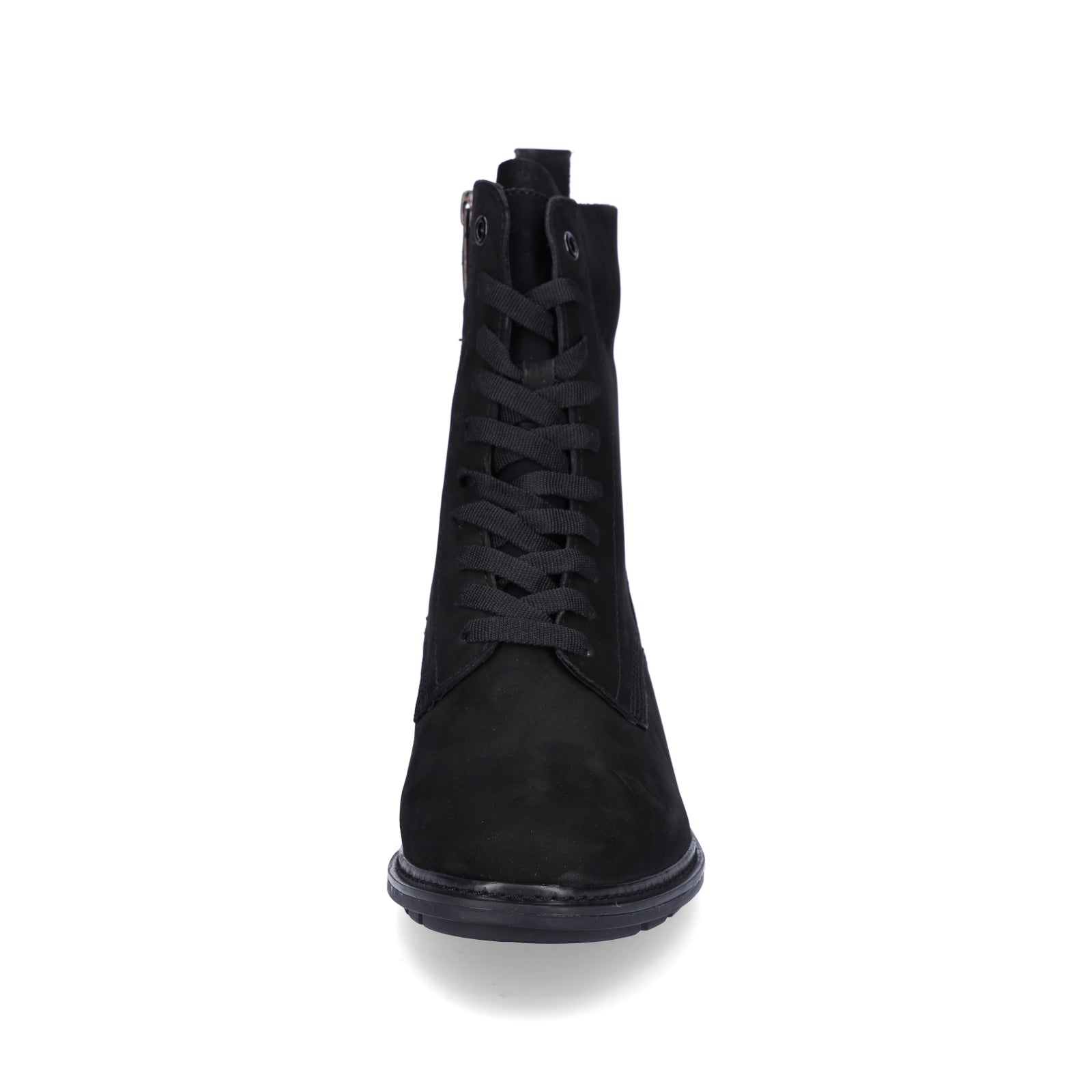 Tamaris Damen Leder Schnürstiefelette schwarz