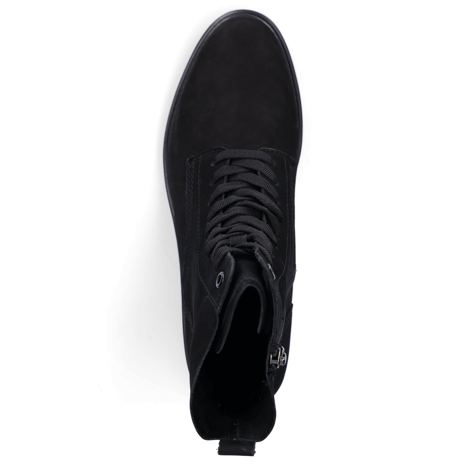 Tamaris Damen Leder Schnürstiefelette schwarz