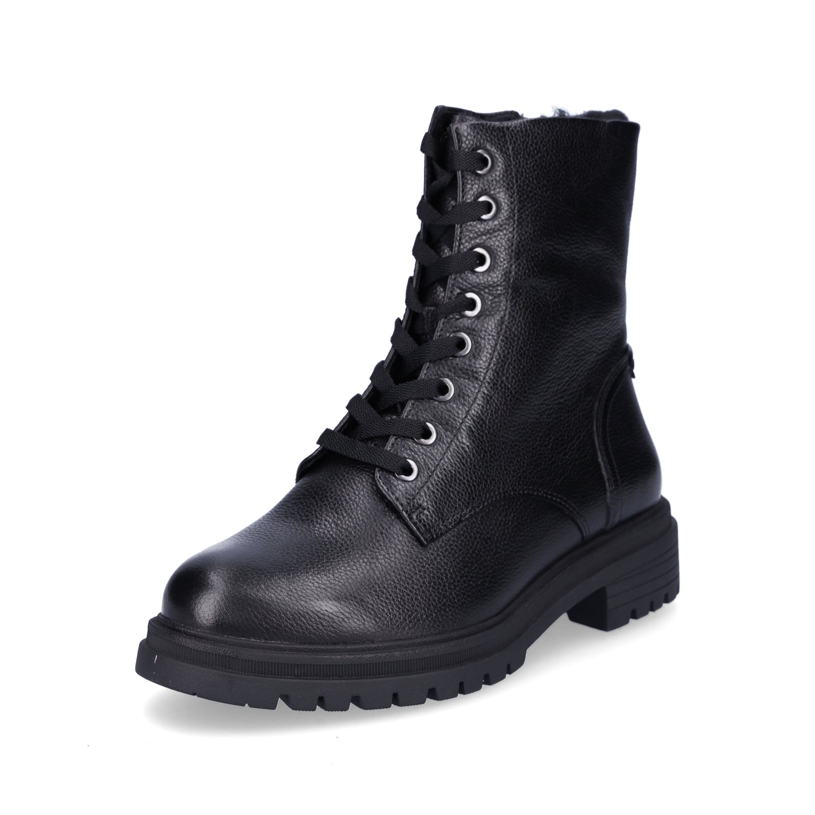 Tamaris Damen Schnürstiefelette schwarz