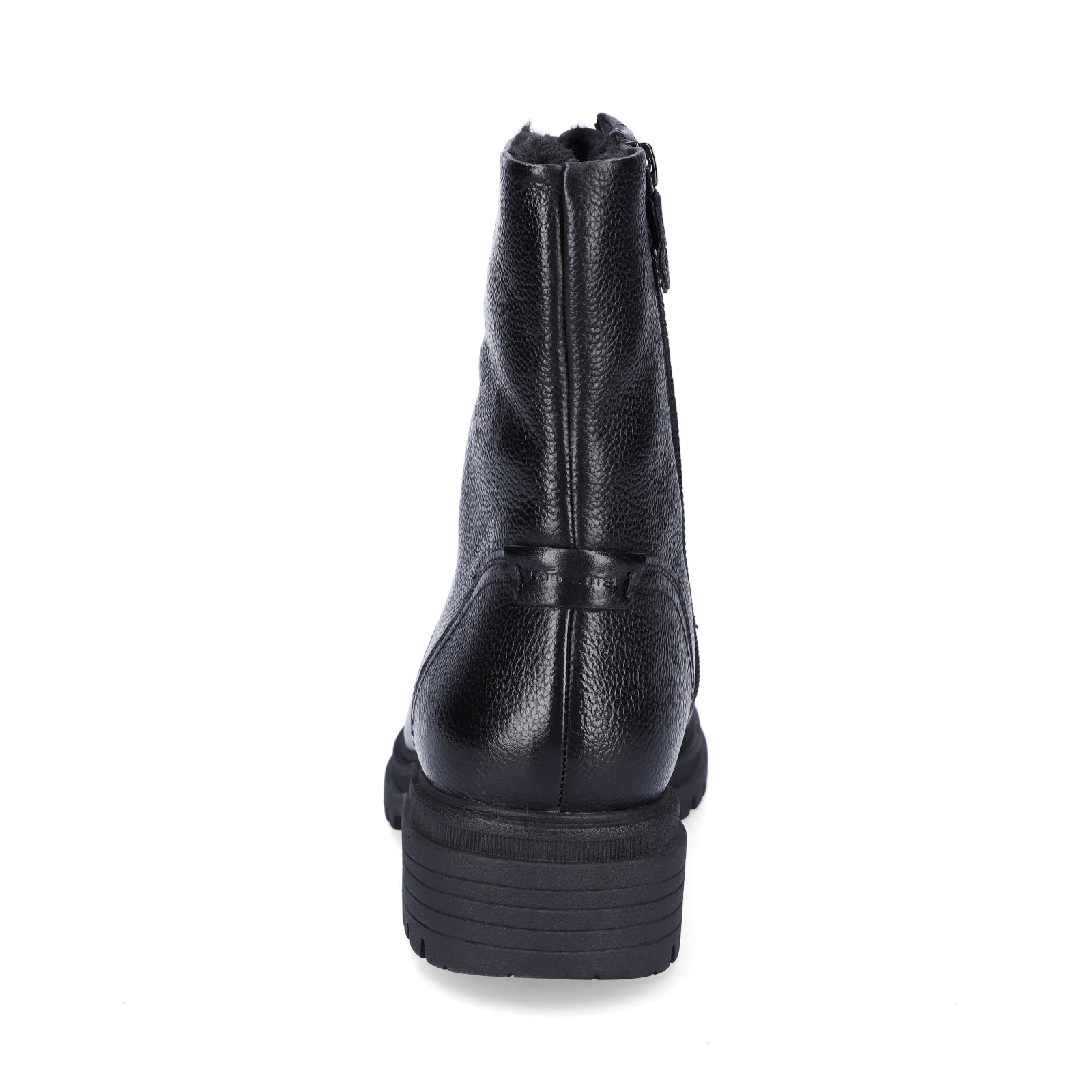 Tamaris women's lace-up ankle boots black