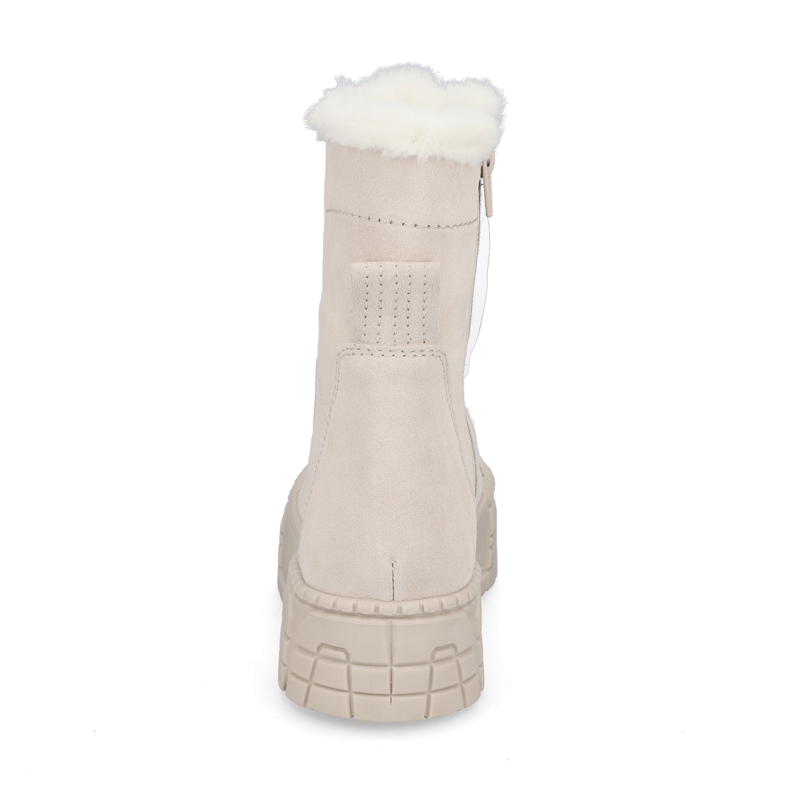 Tamaris Damen Leder Schnürboot beige
