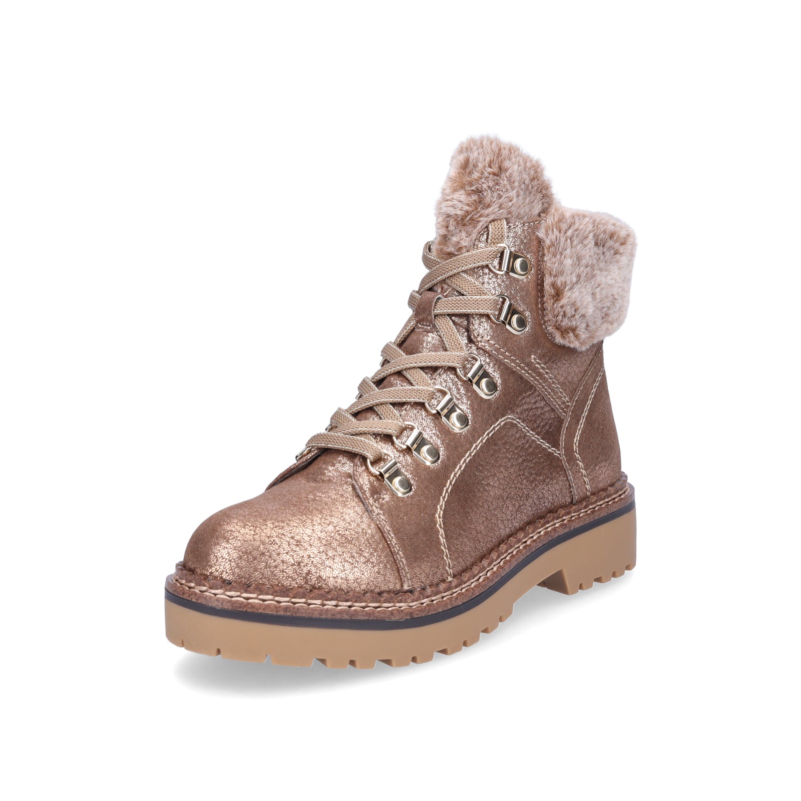 Tamaris Damen Schnürboot bronze