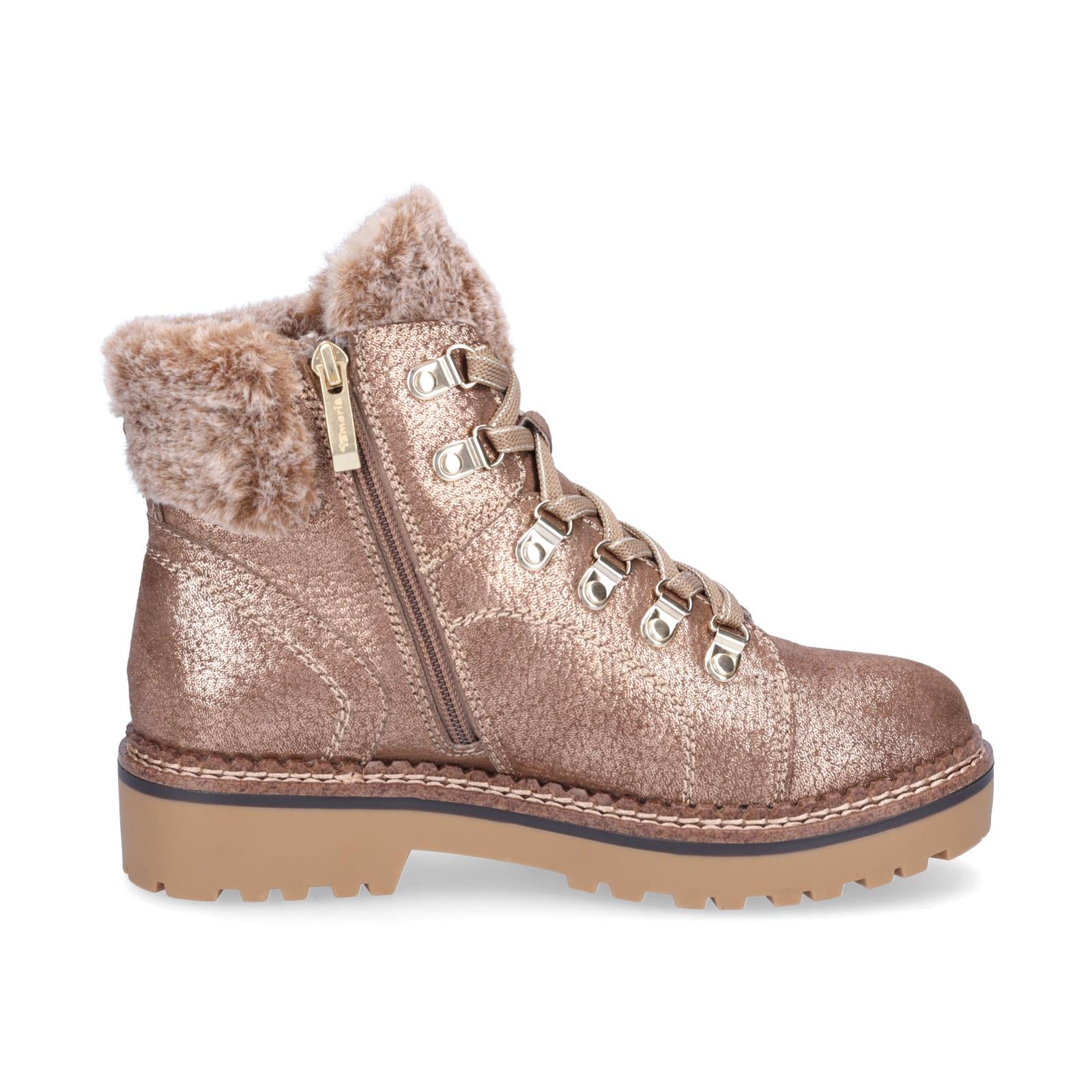 Tamaris Damen Schnürboot bronze