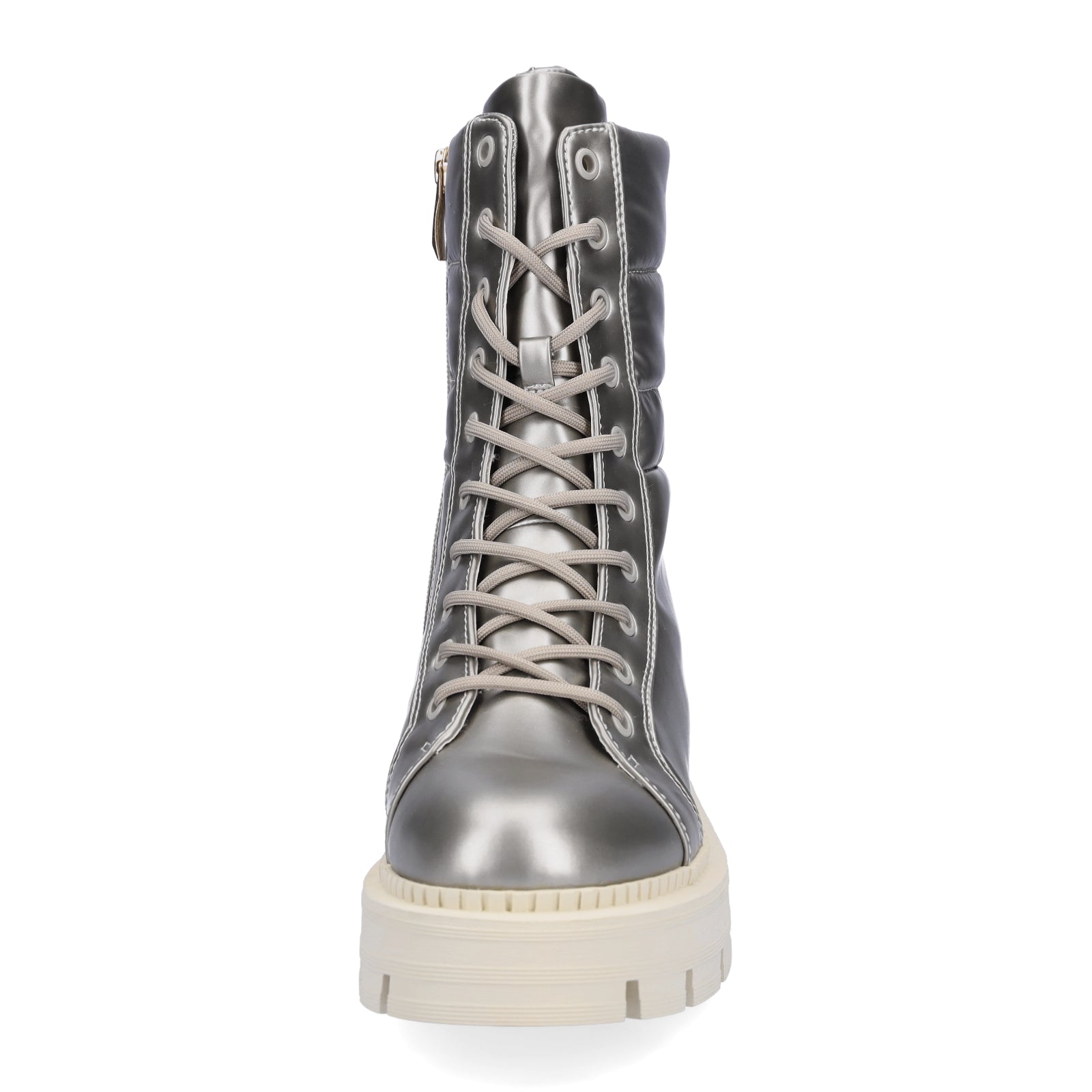 Tamaris women's lace-up boots metallic