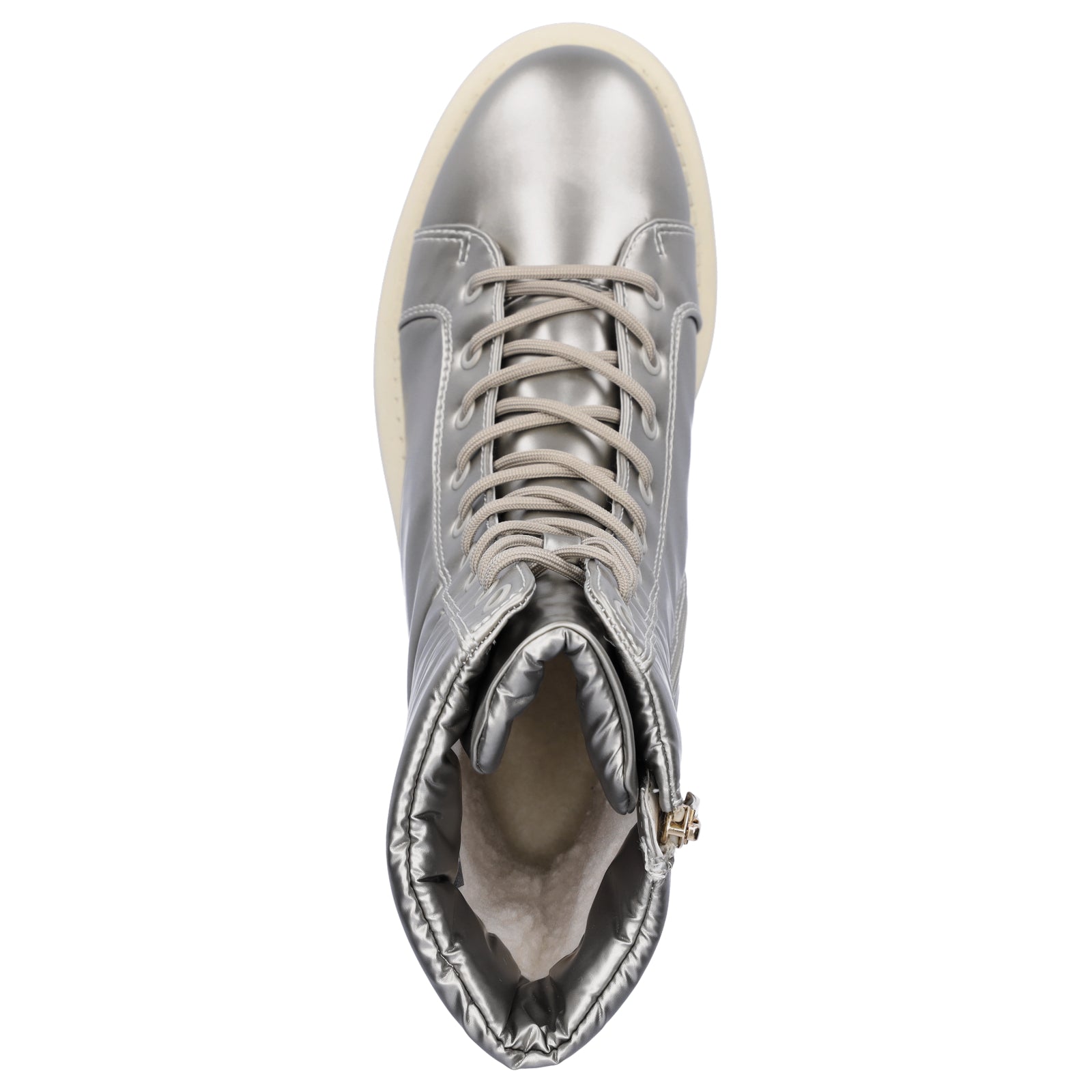 Tamaris women's lace-up boots metallic