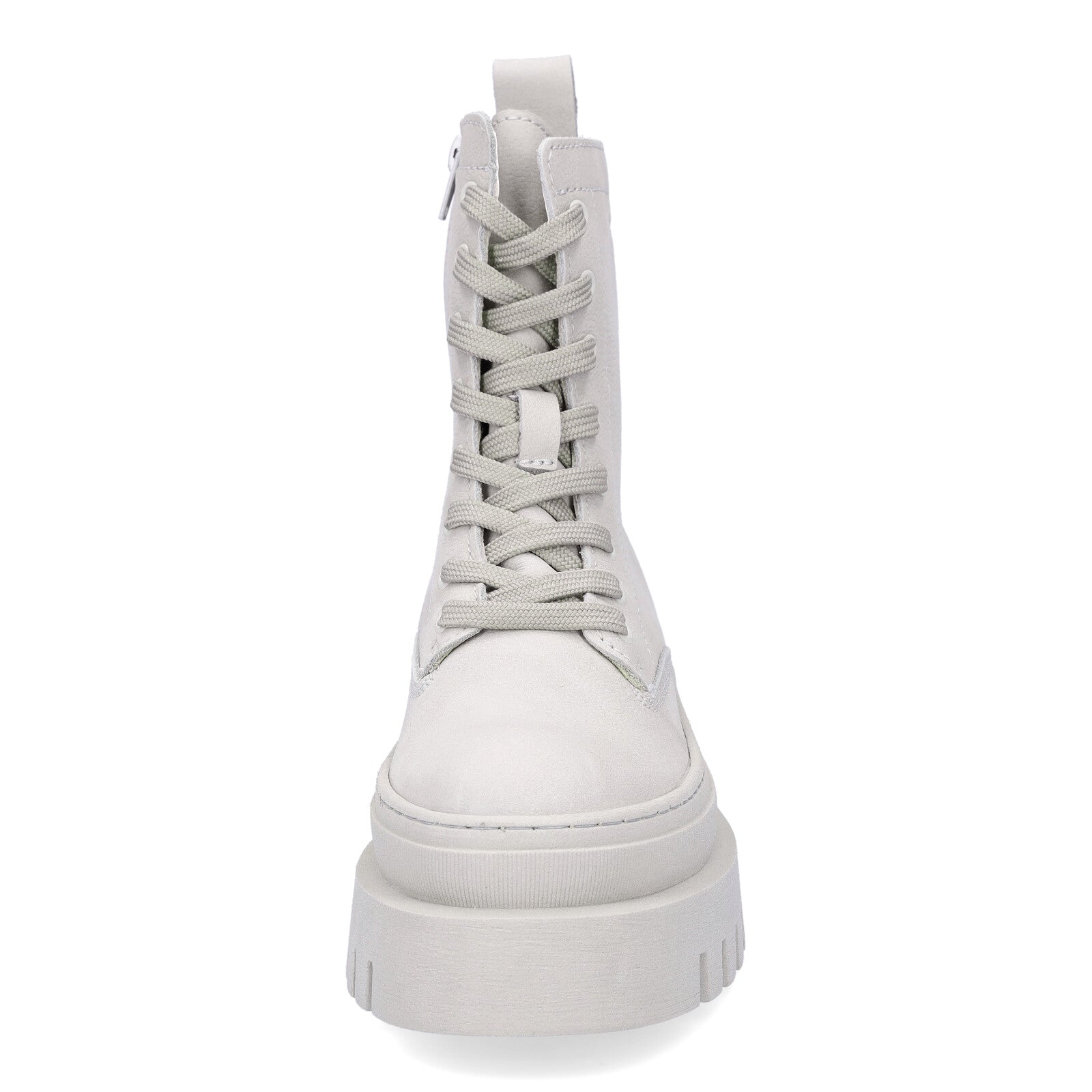 Tamaris women's leather lace-up boot grey