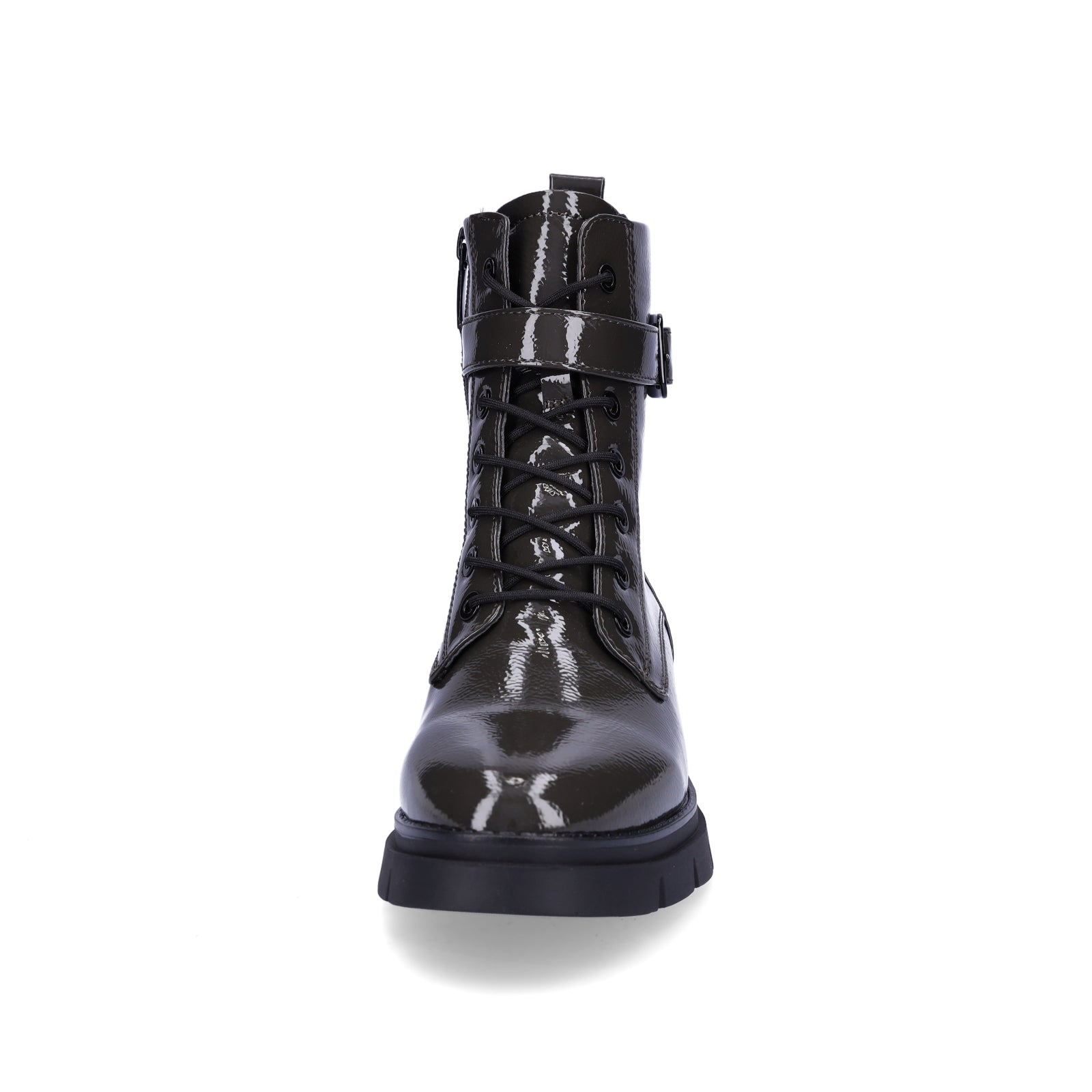 Tamaris Damen Schnürboot olive Lack