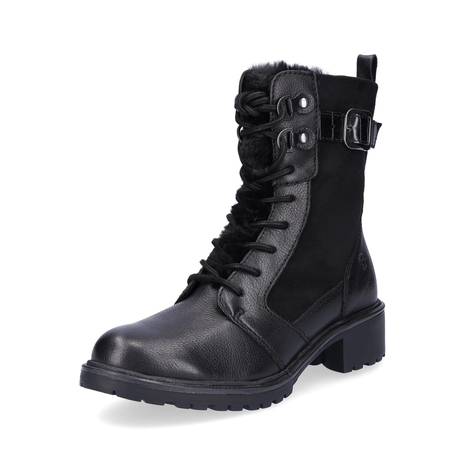 Tamaris Damen Schnürboot schwarz