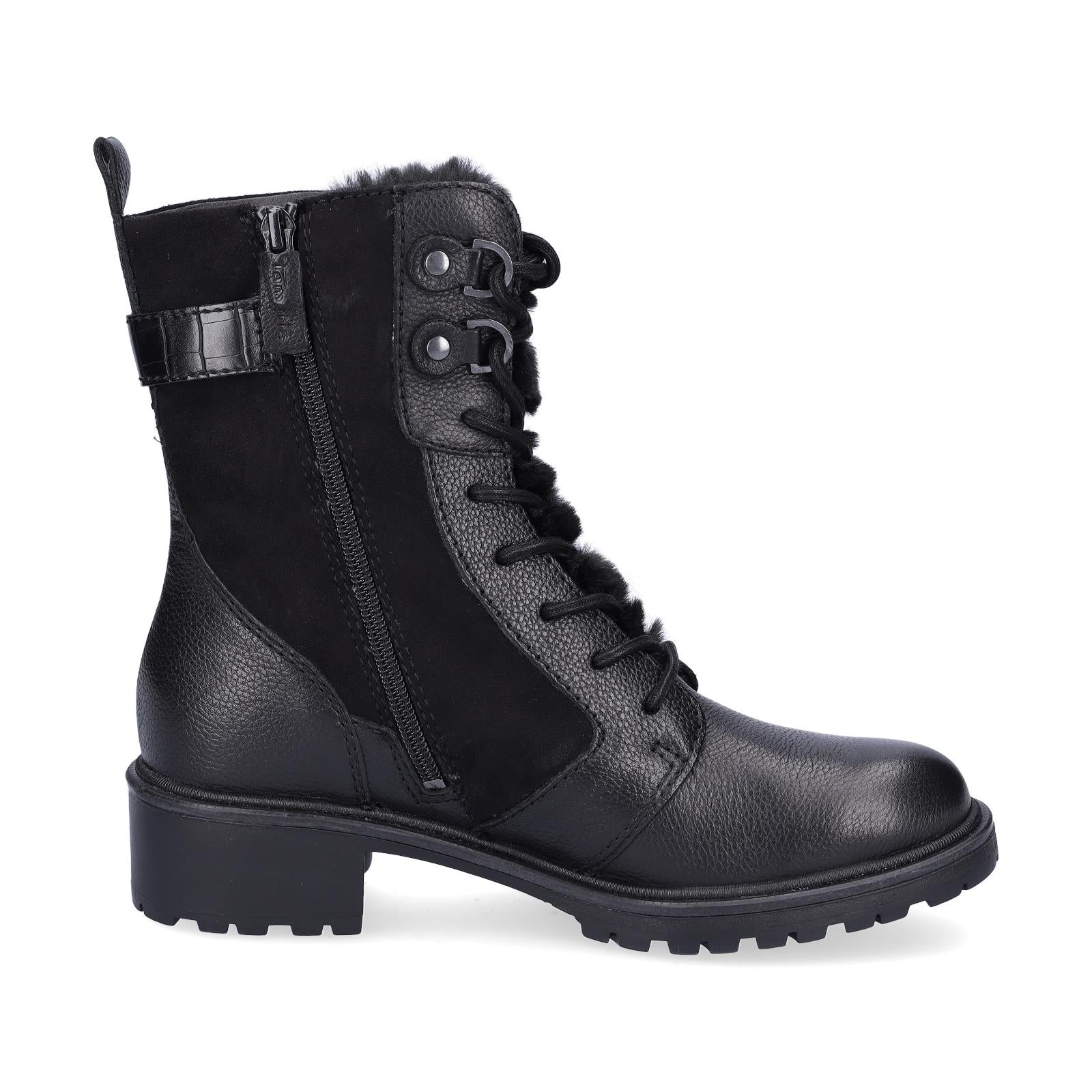 Tamaris Damen Schnürboot schwarz