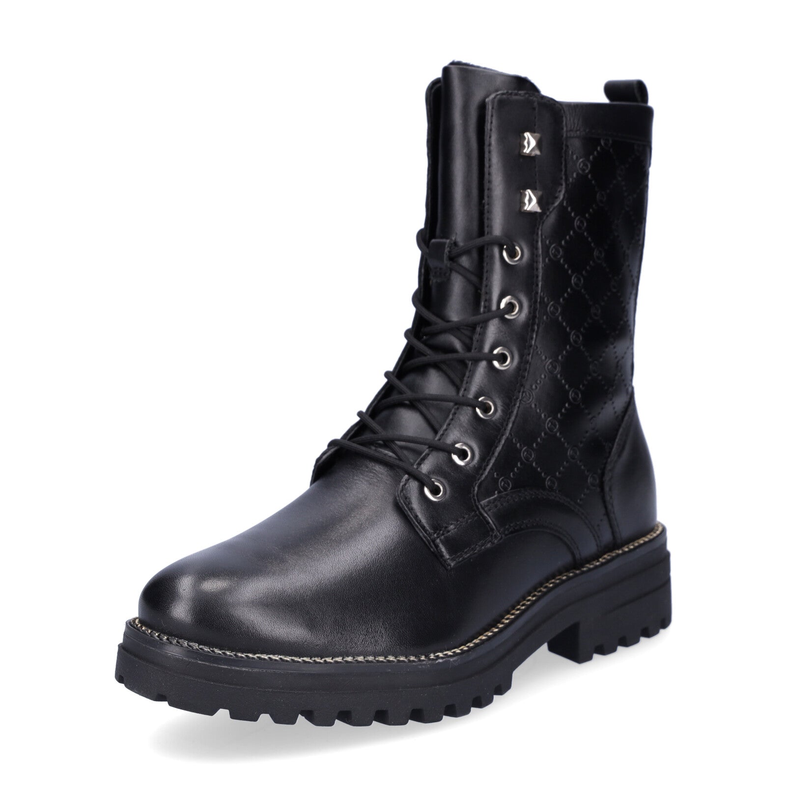 Tamaris Damen Schnürboot schwarz