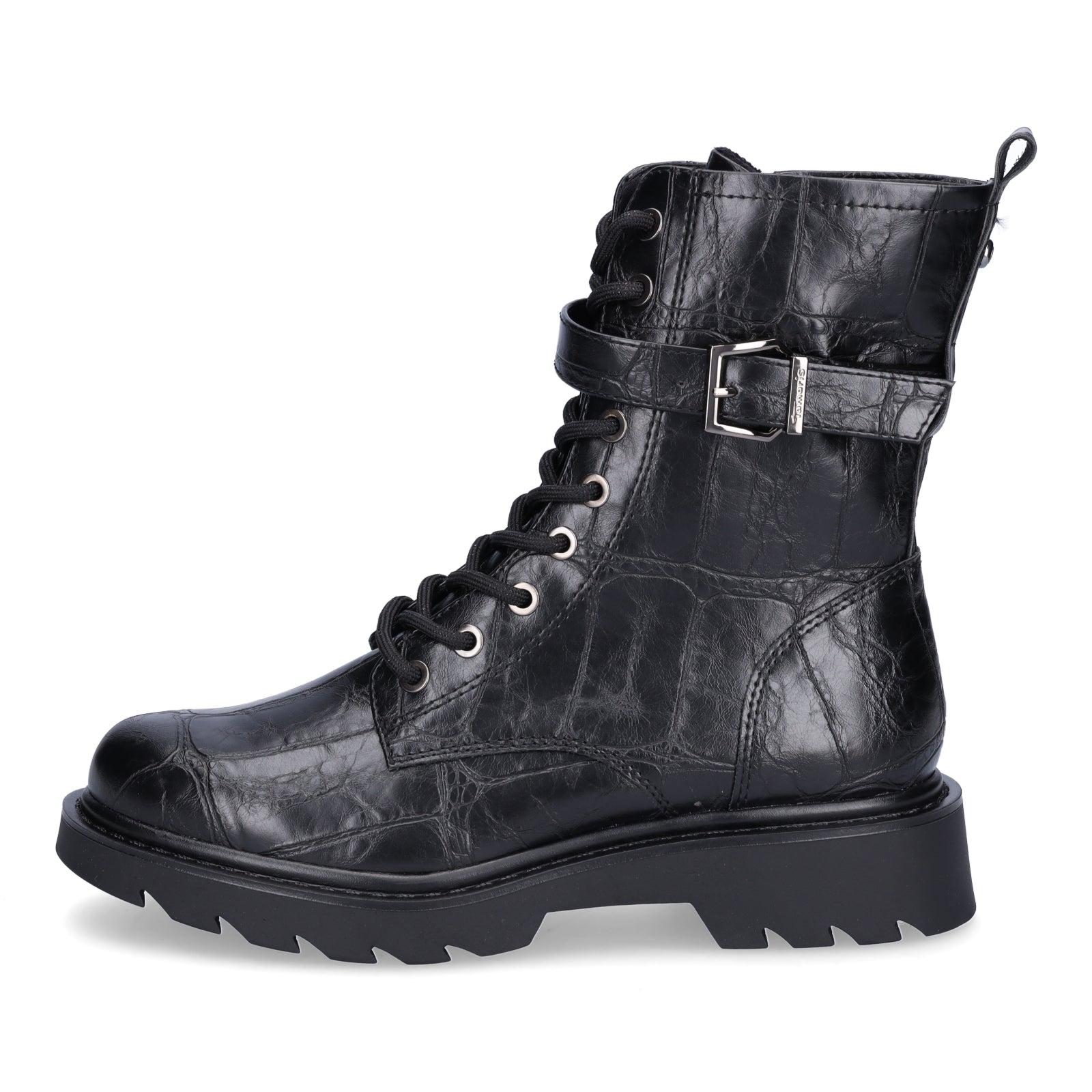 Tamaris Damen Schnürboot schwarz