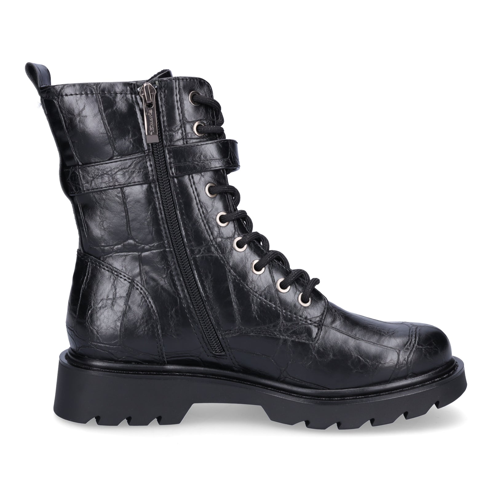 Tamaris Damen Schnürboot schwarz