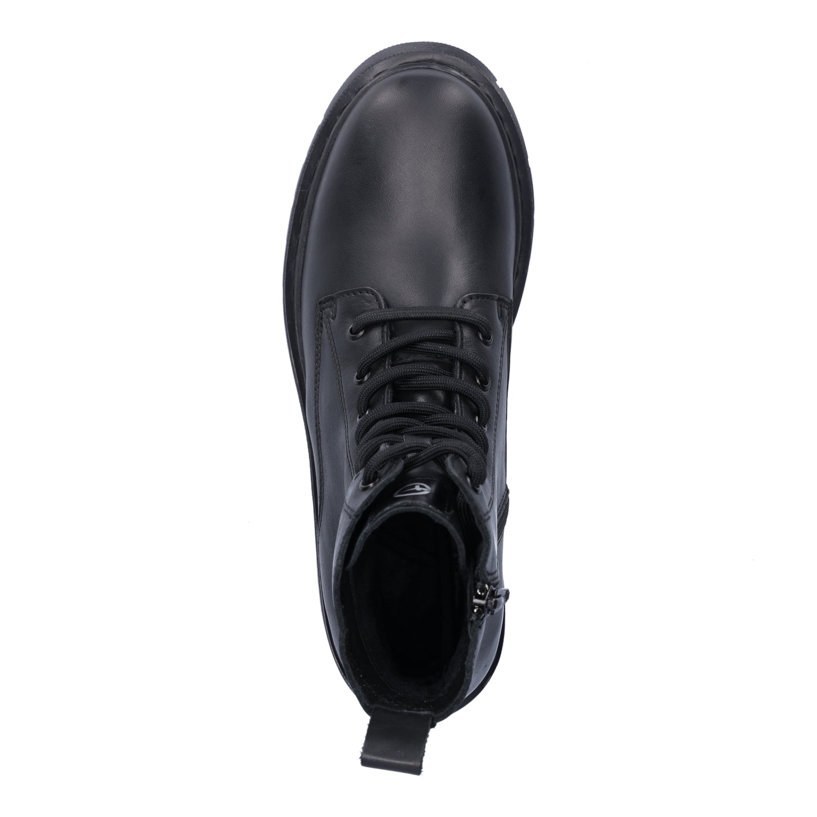 Tamaris women's lace-up boot black