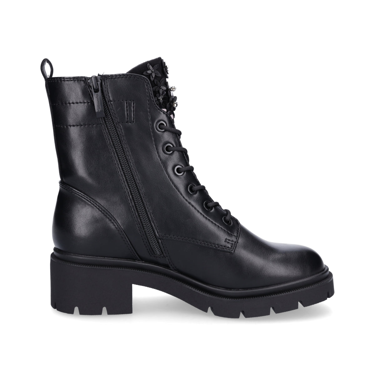 Tamaris Damen Schnürboot schwarz