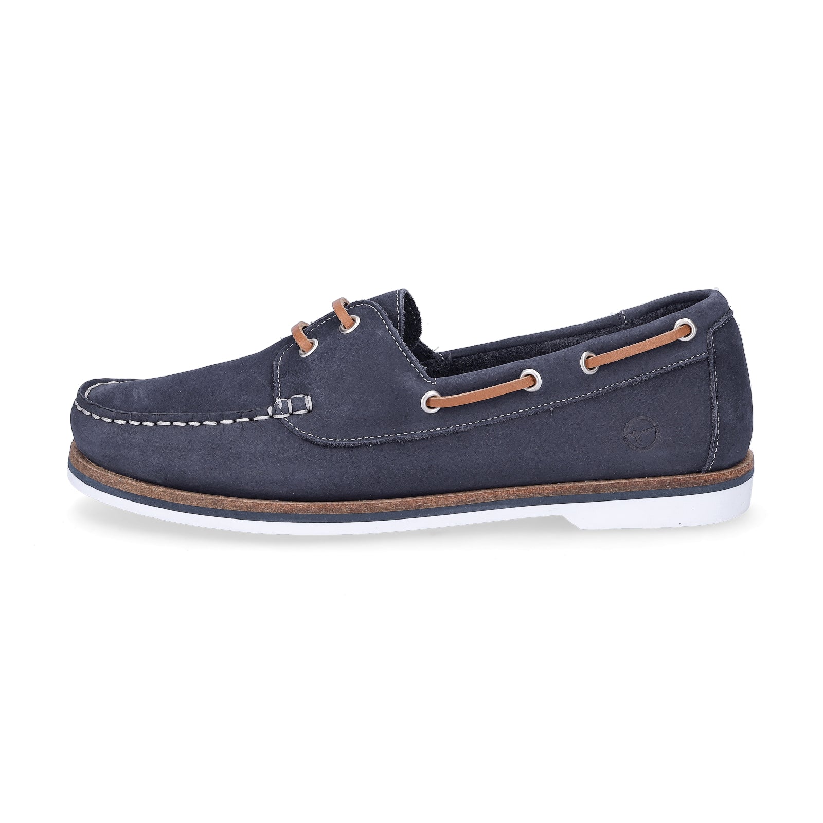 Tamaris Damen Leder Mokassin blau
