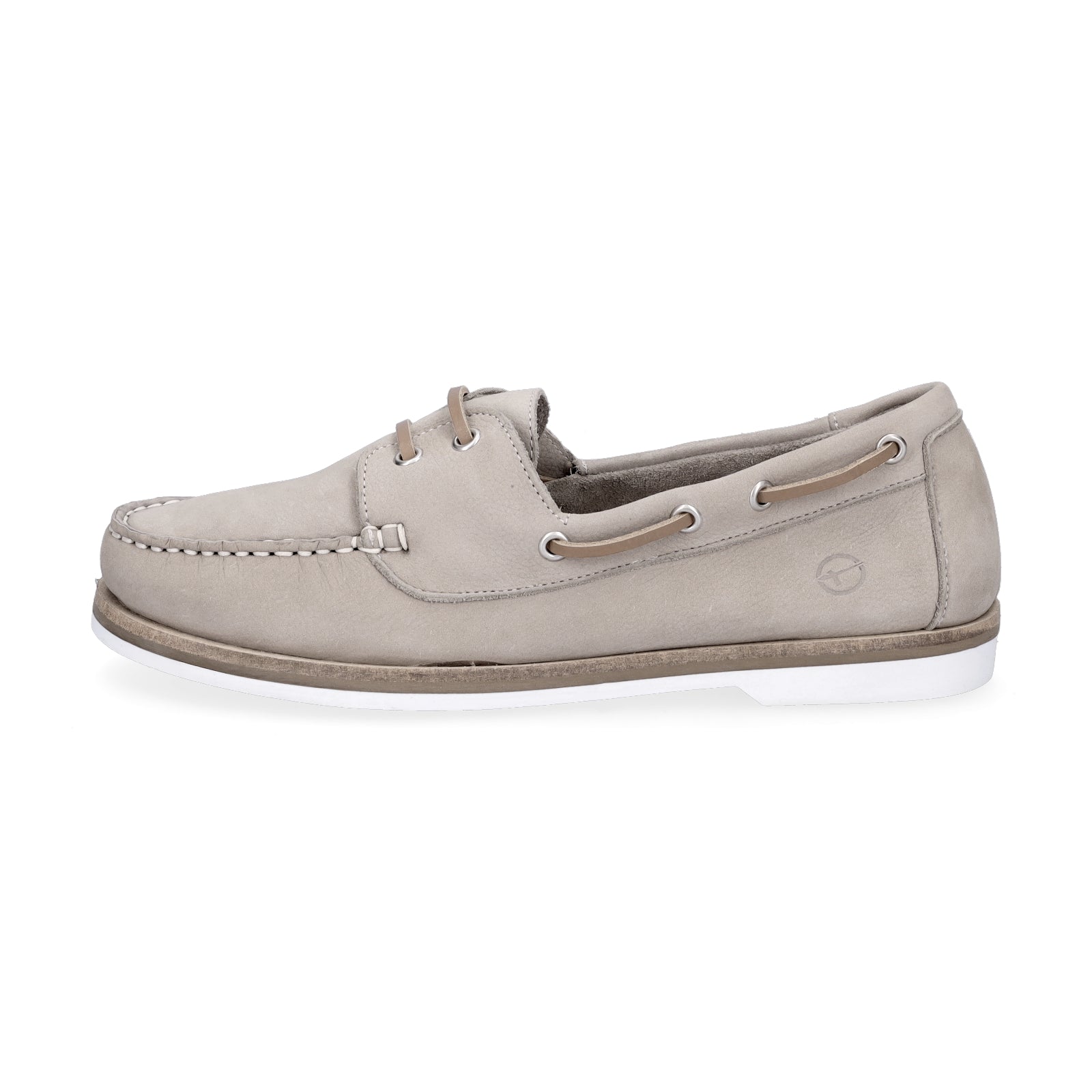 Tamaris Damen Leder Mokassion taupe