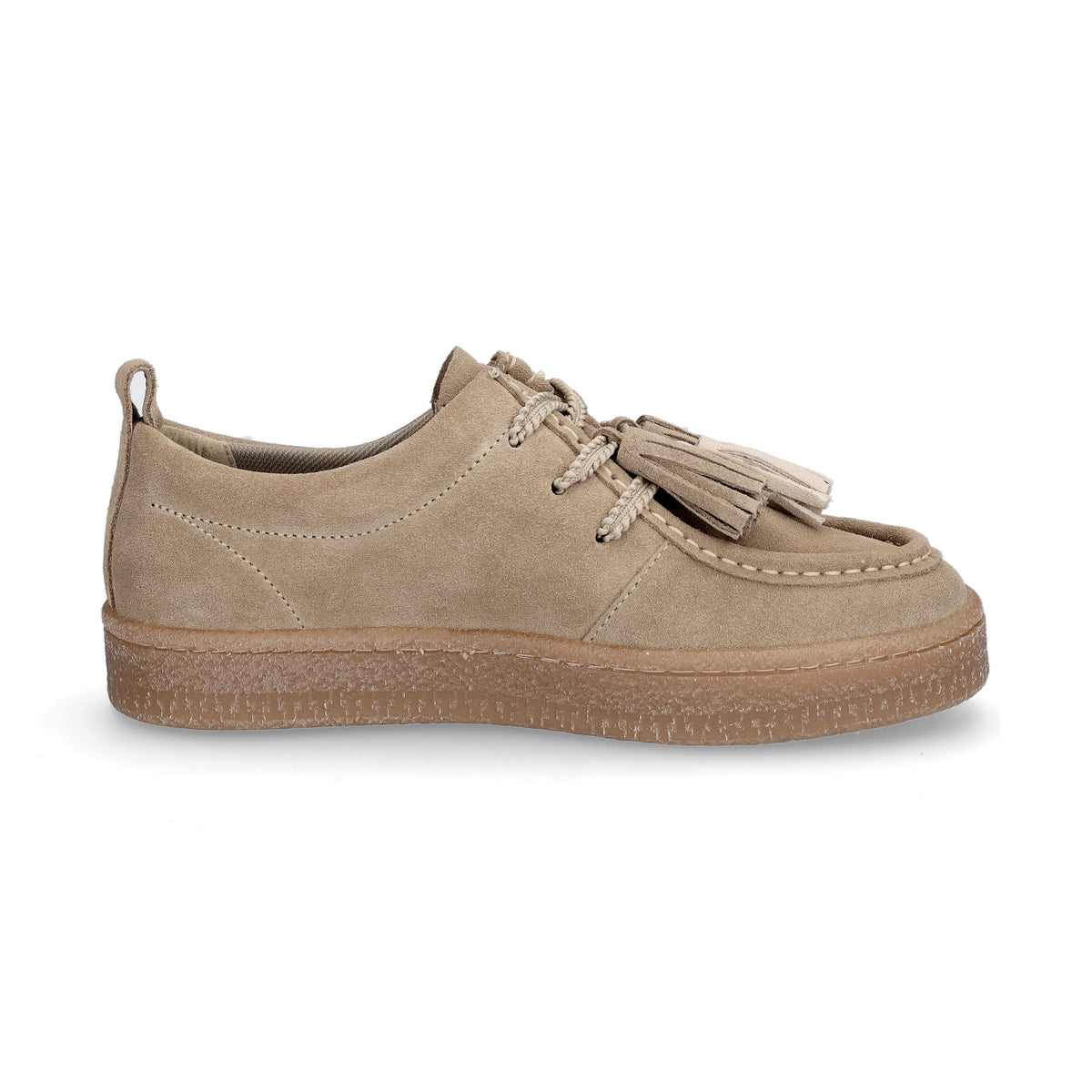 Tamaris Damen Schnürer taupe
