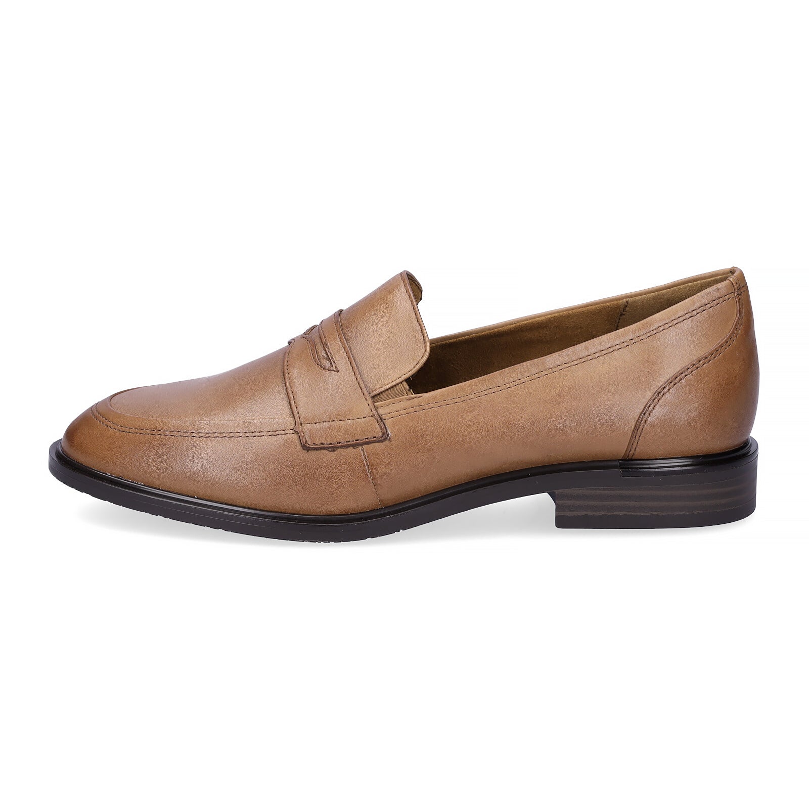 Tamaris women's slippers cognac brown