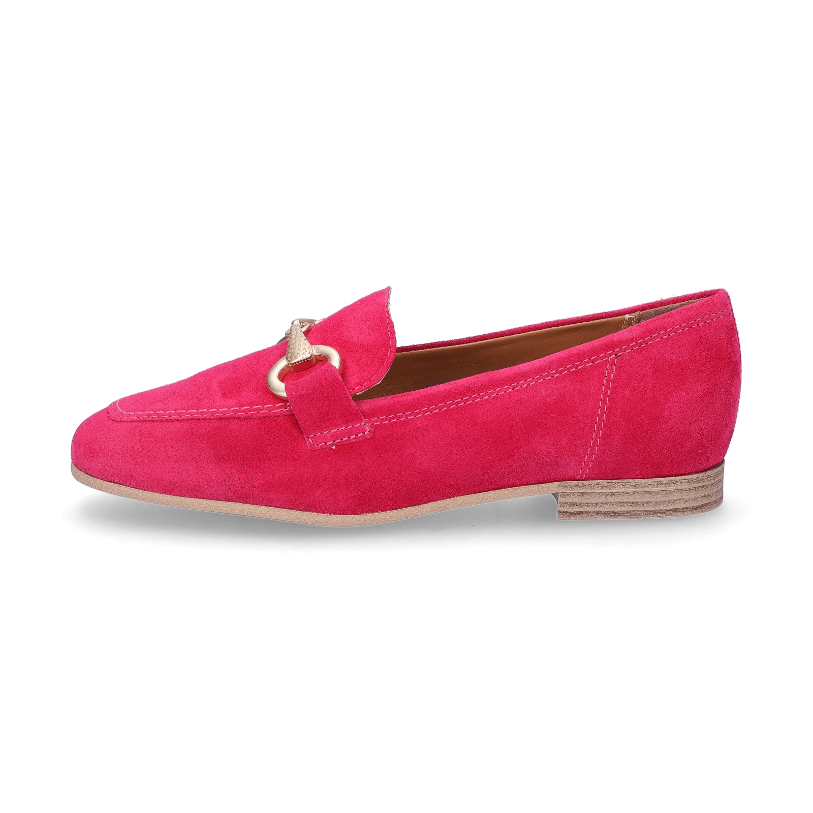 Tamaris women's leather slippers fuchsia