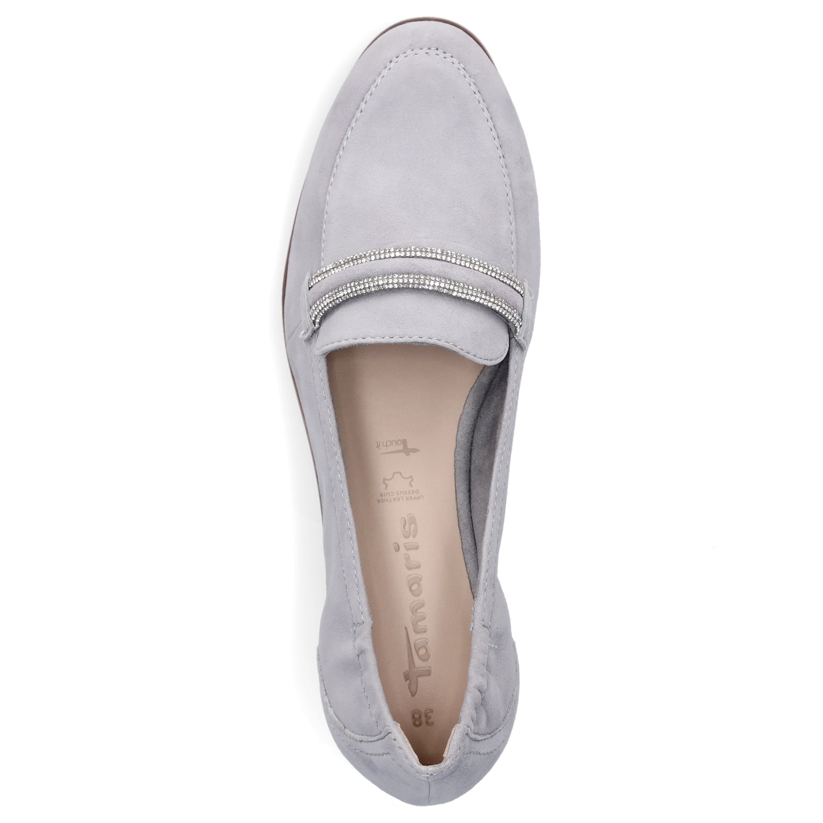 Tamaris ladies slippers light blue