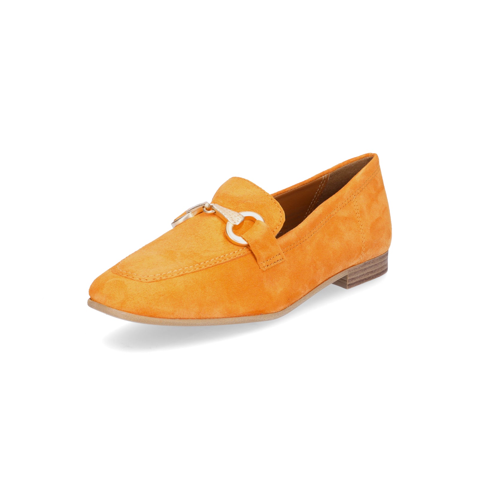 Tamaris women's leather slippers orange
