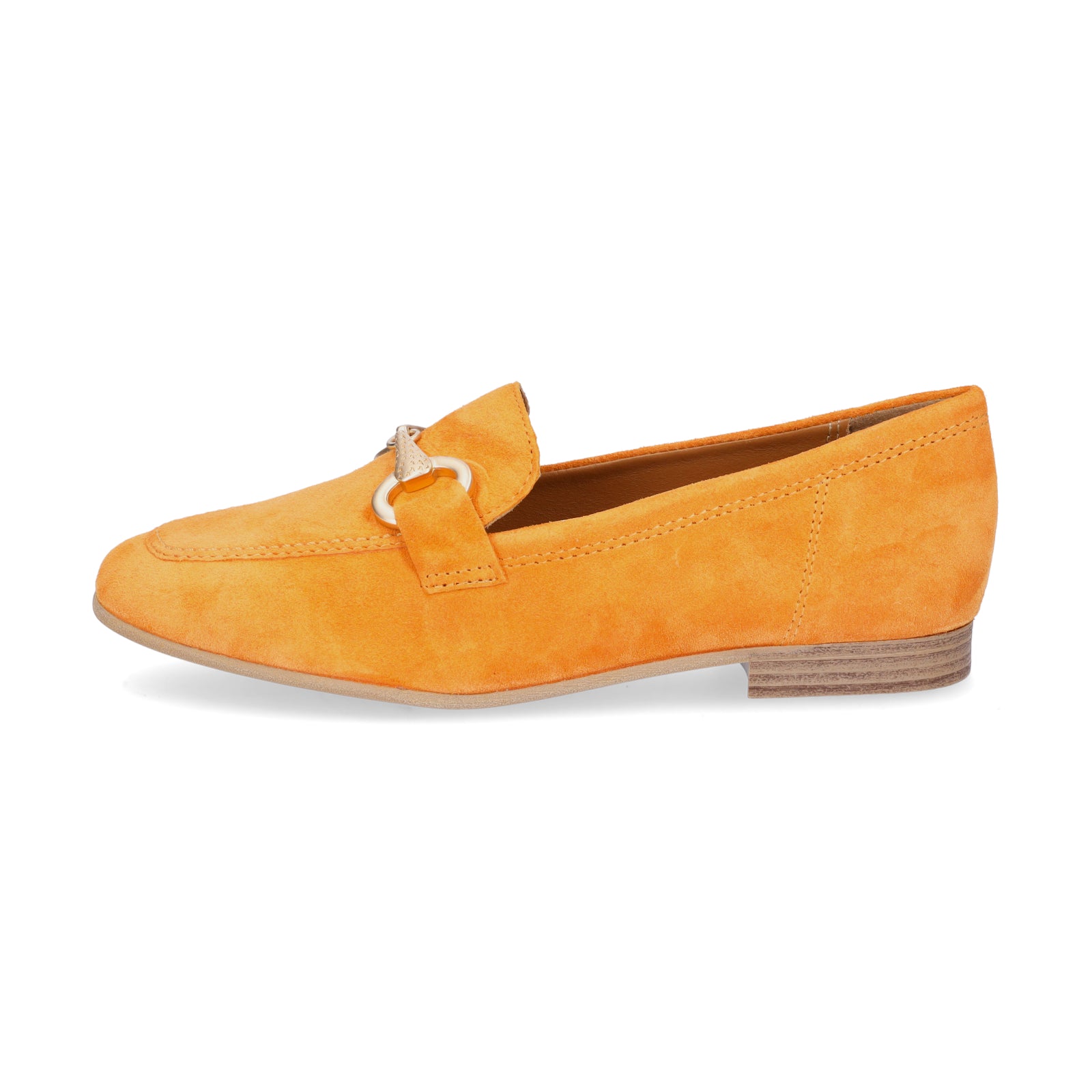 Tamaris women's leather slippers orange