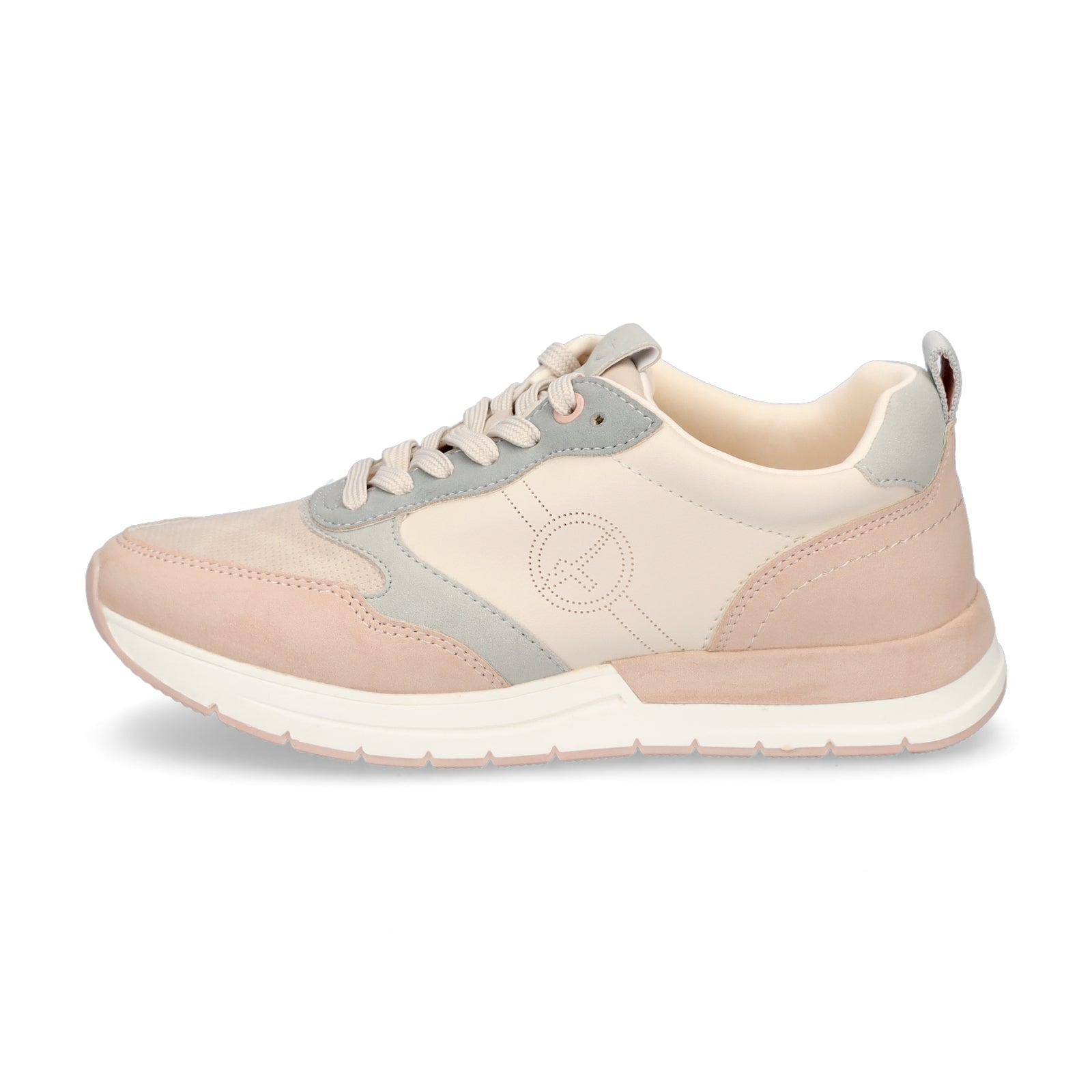 Tamaris Damen Sneaker beige rosa