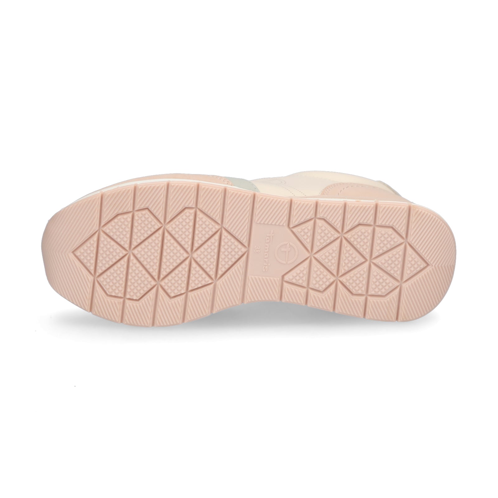 Tamaris Damen Sneaker beige rosa