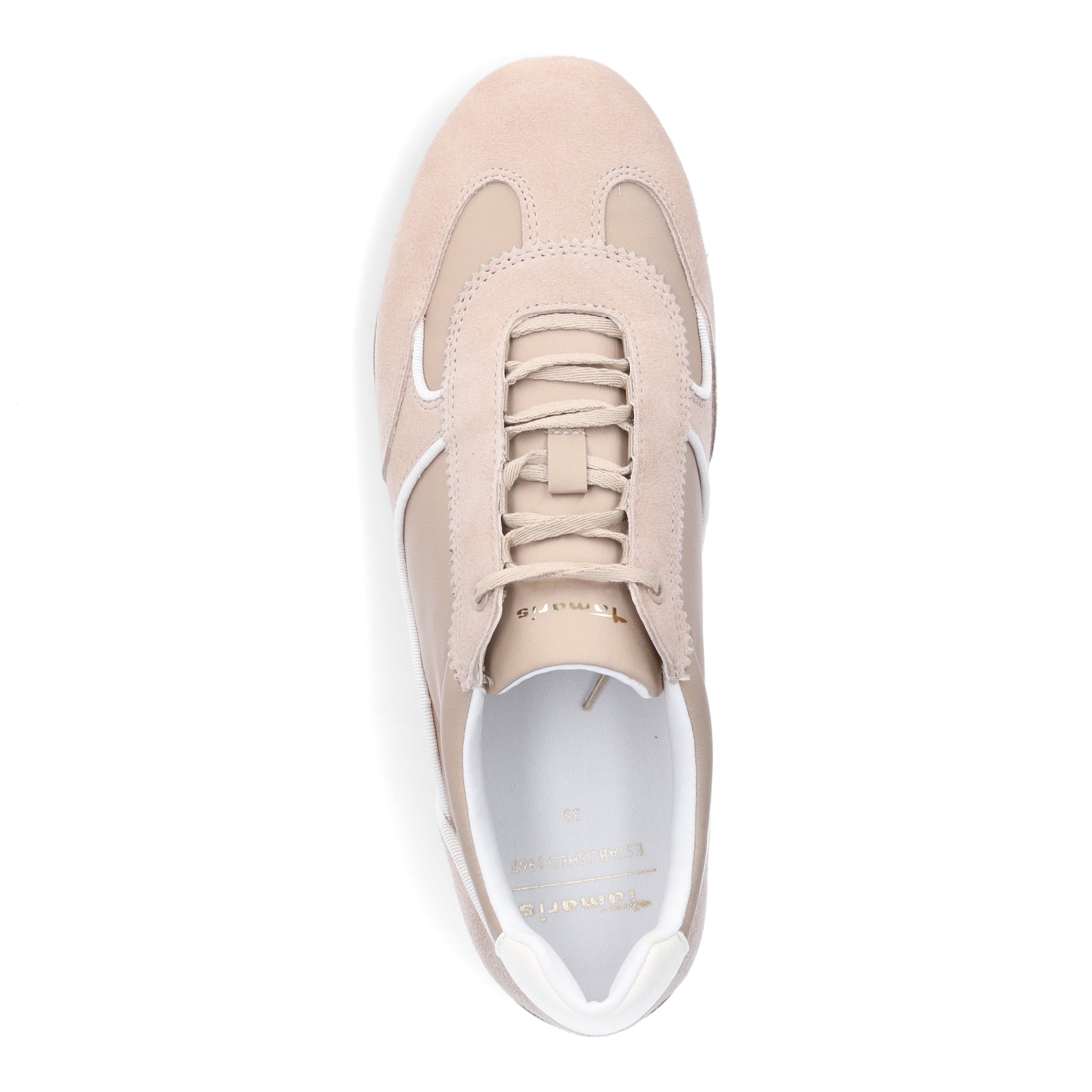 Tamaris Damen Sneaker beige