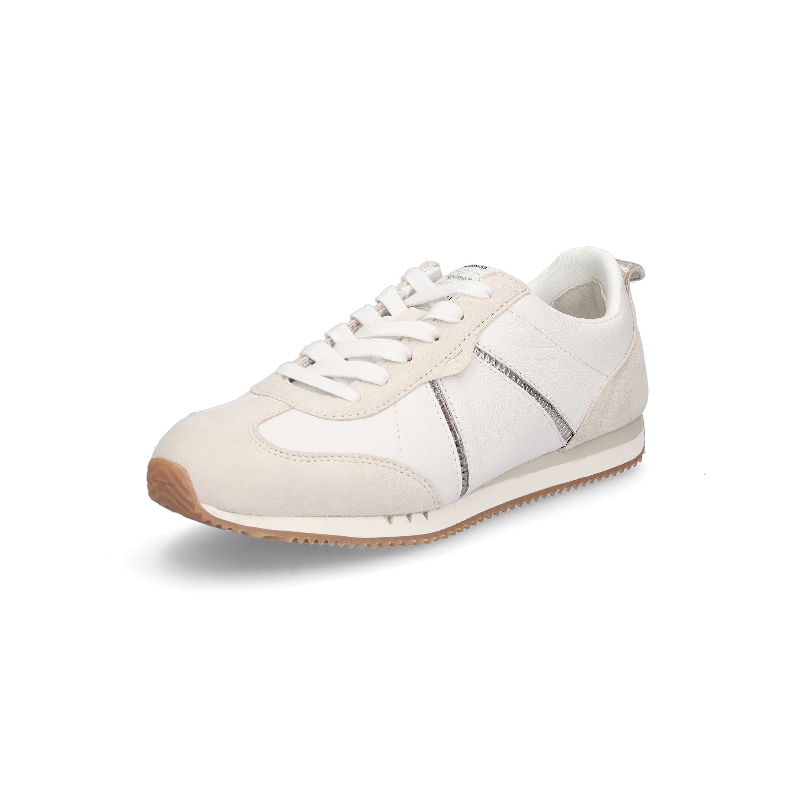 Tamaris Damen Sneaker weiß beige