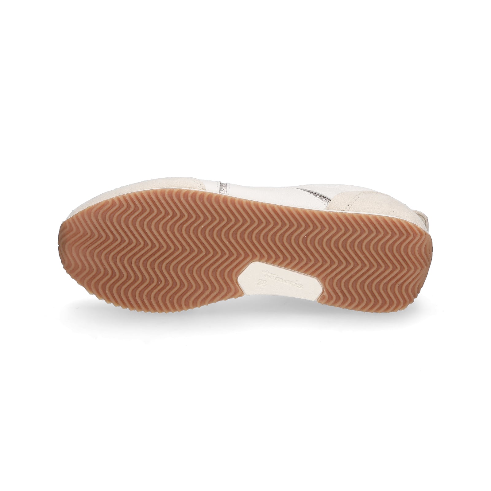 Tamaris Damen Sneaker weiß beige