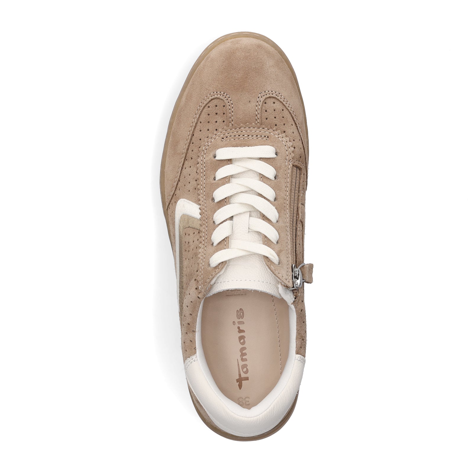 Tamaris Damen Sneaker taupe