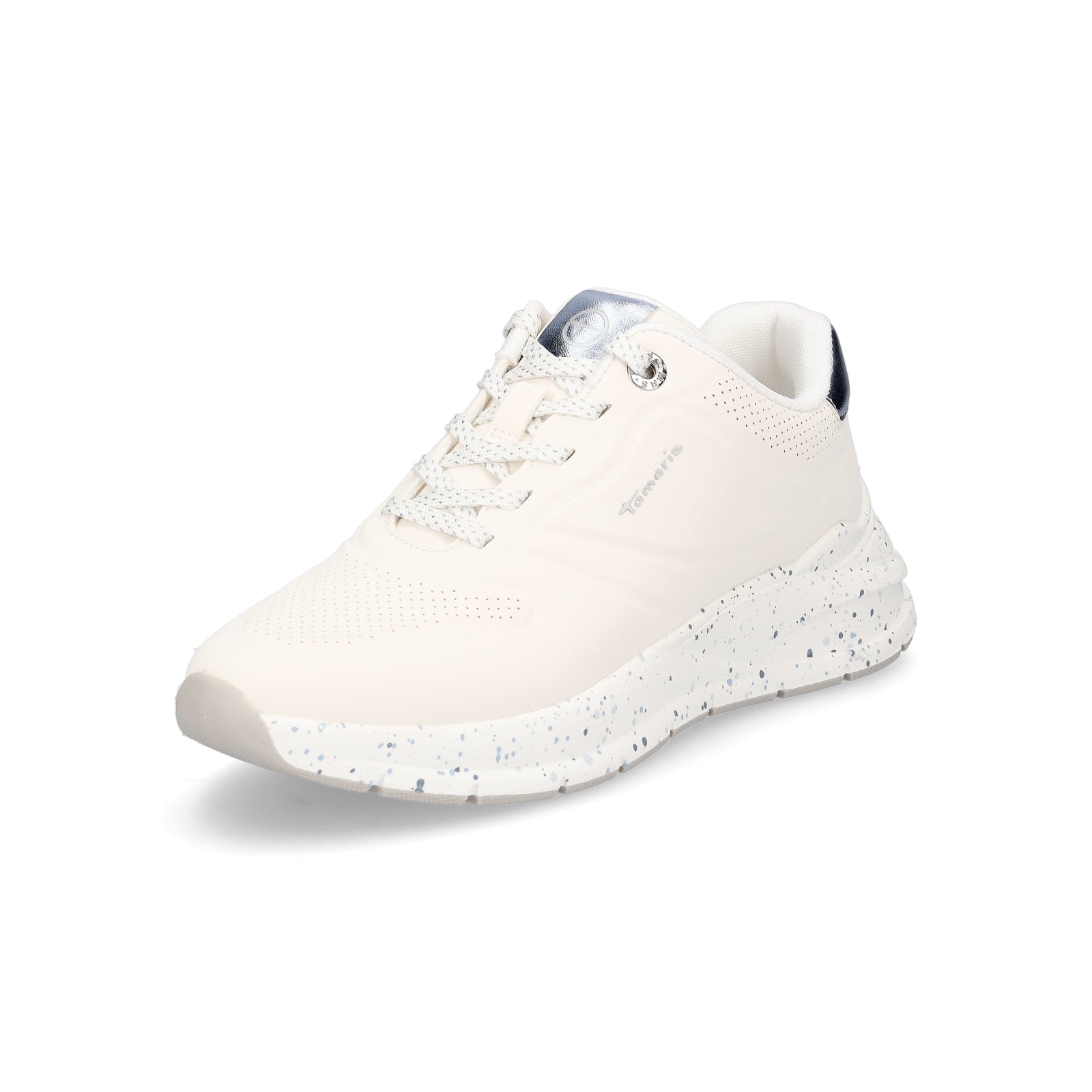 Tamaris Damen Sneaker beige blau