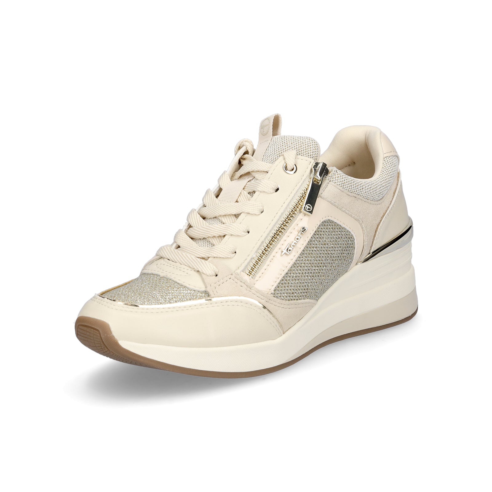 Tamaris Damen Sneaker creme