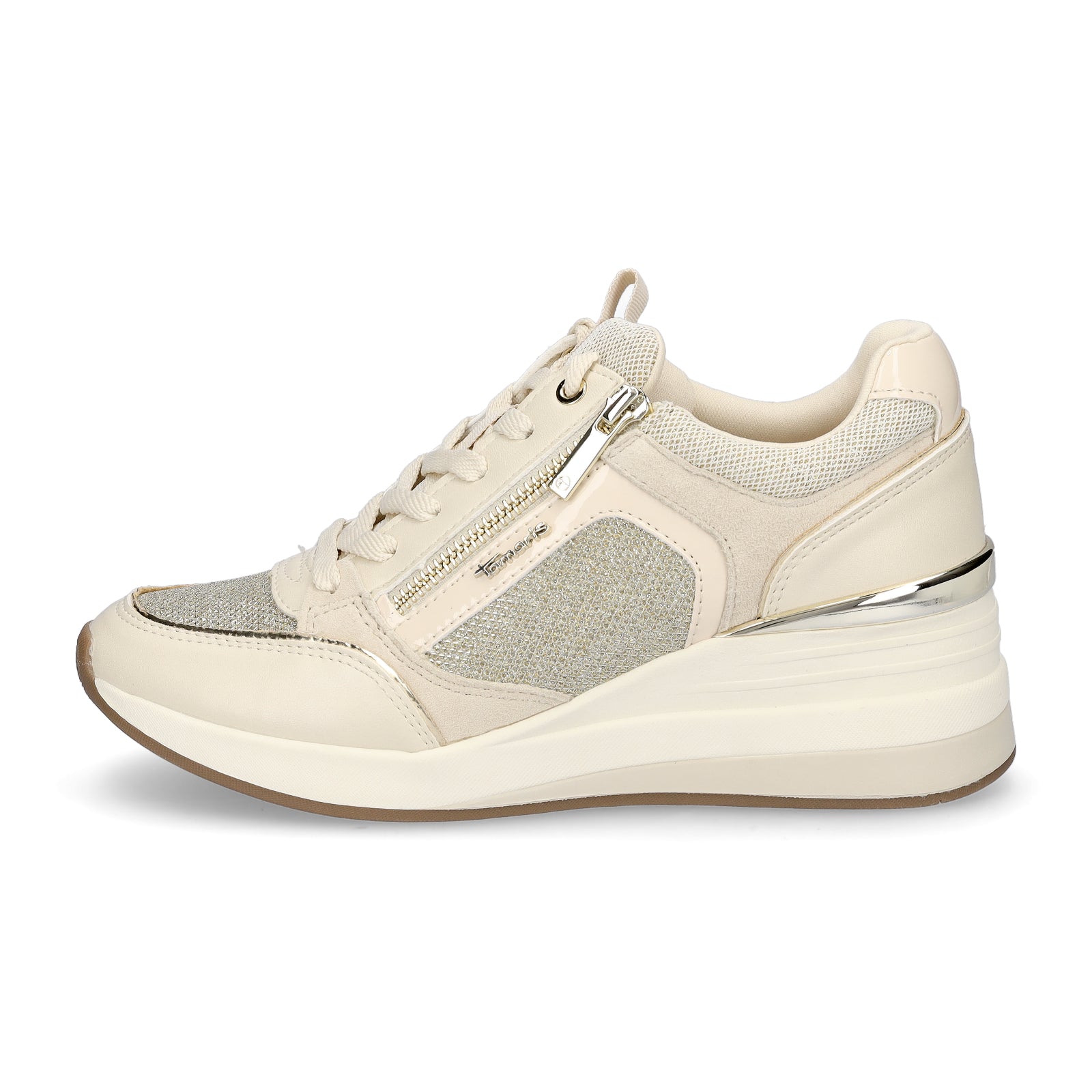 Tamaris Damen Sneaker creme