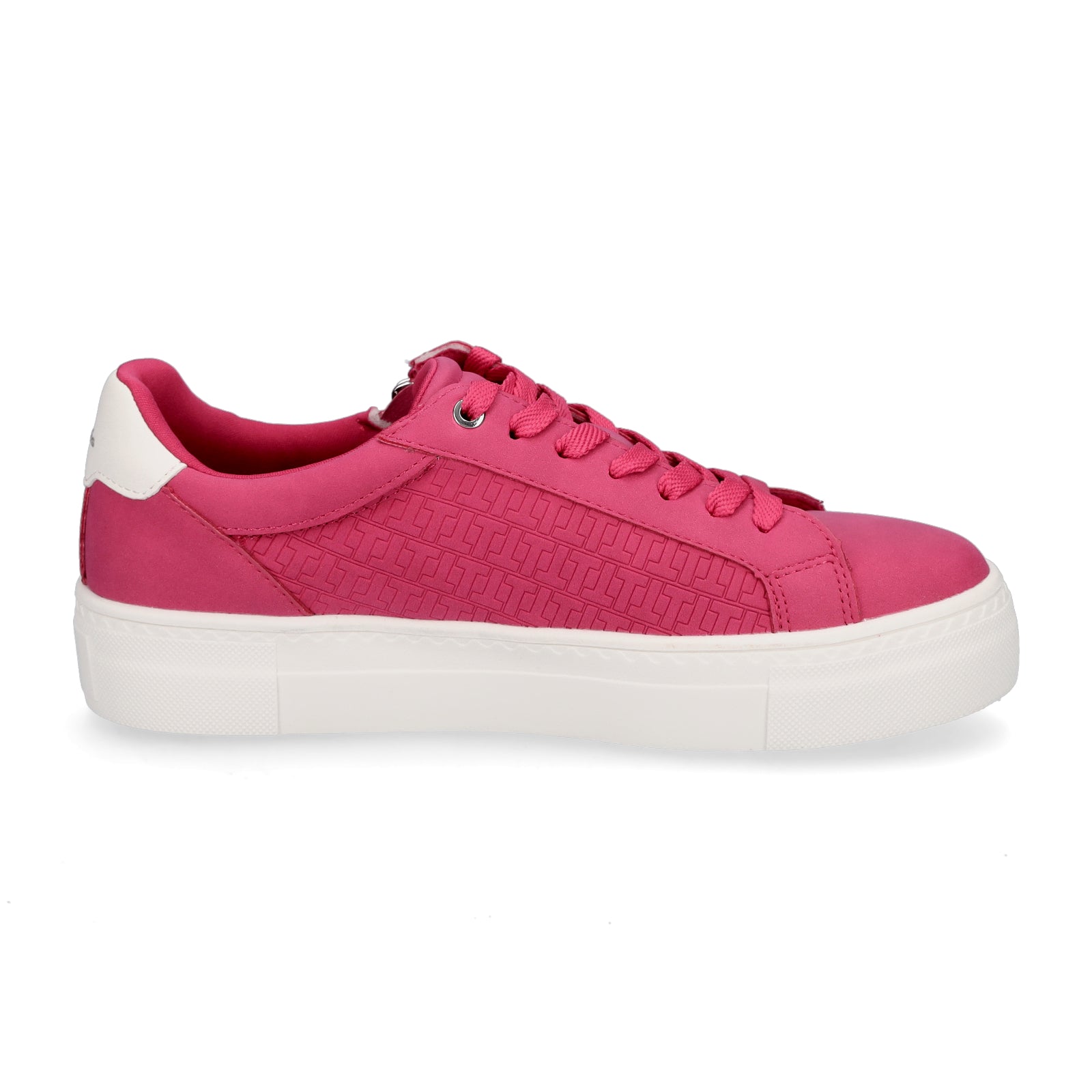 Tamaris Damen Plateau Sneaker fuchsia
