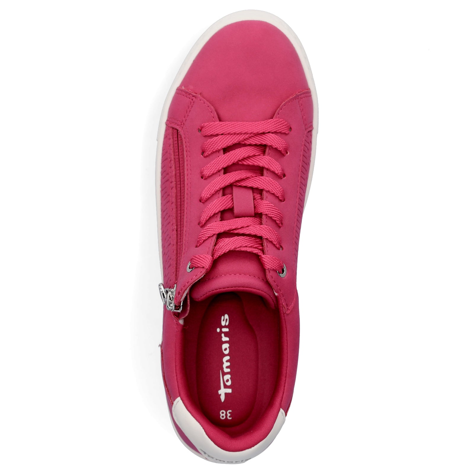 Tamaris Damen Plateau Sneaker fuchsia