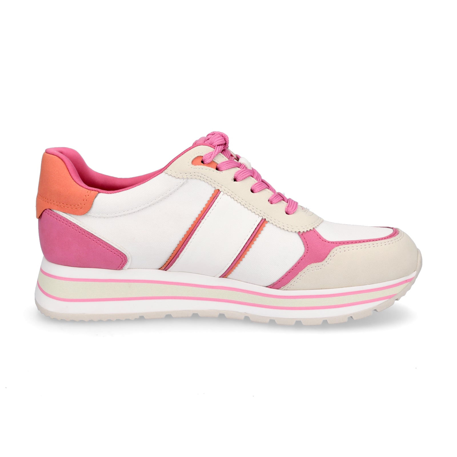 Tamaris Damen Sneaker fuchsia kombi