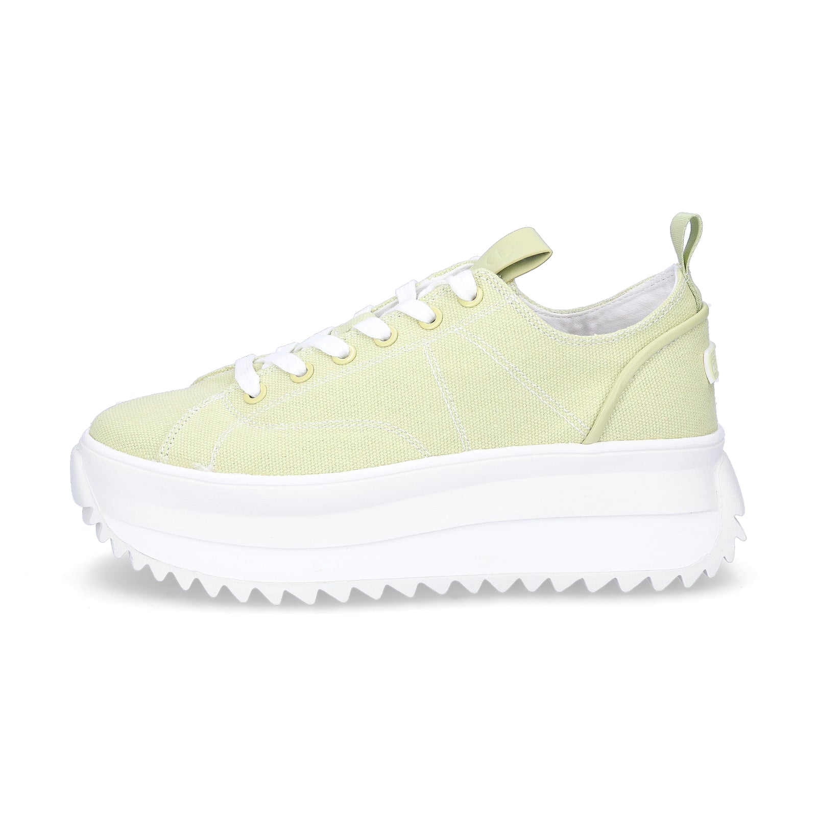Tamaris Damen Plateau Sneaker hellgrün