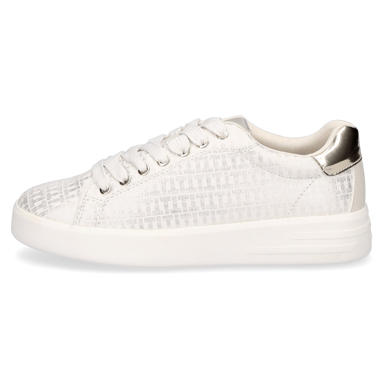 Tamaris Damen Sneaker creme metallic