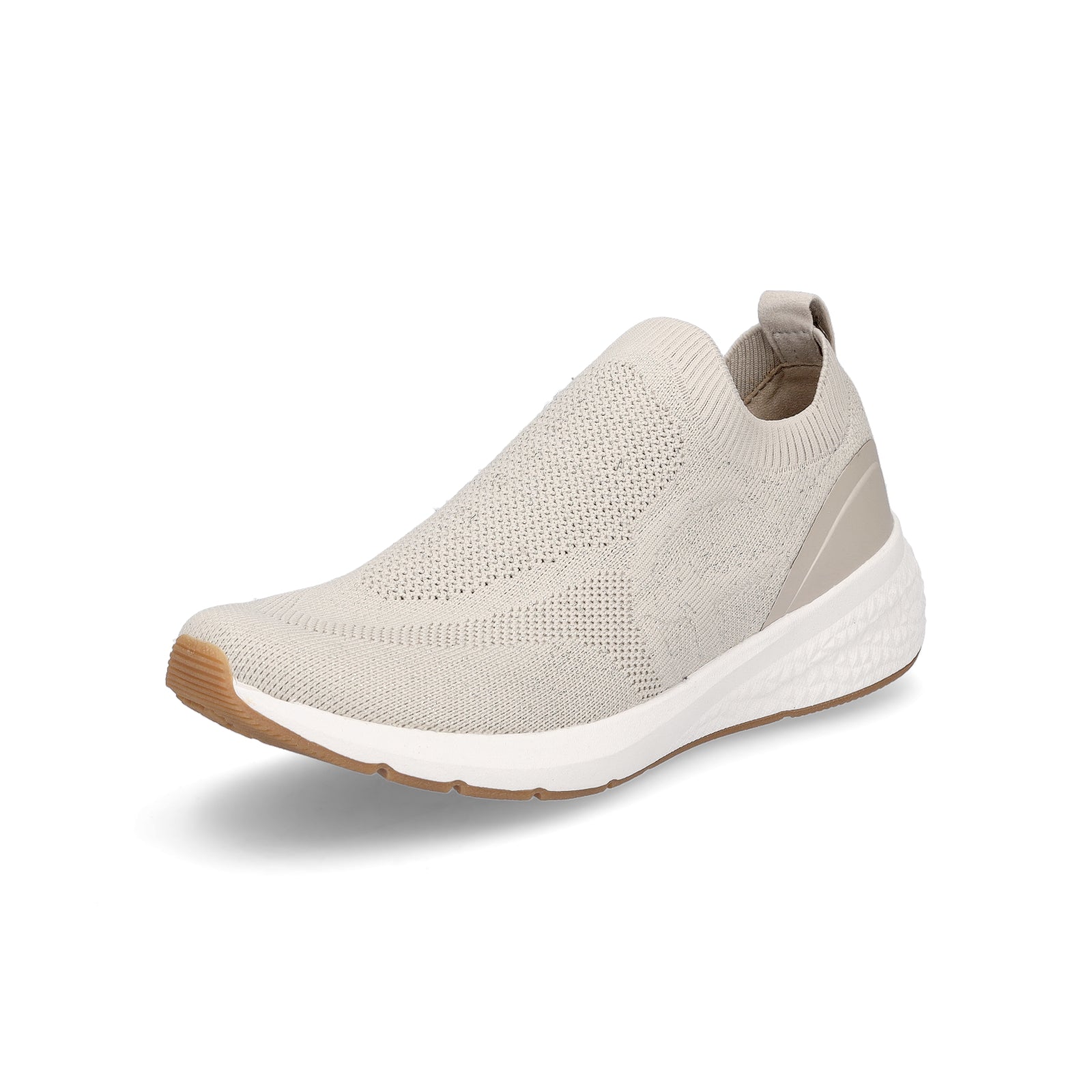 Tamaris Damen Slip-on Sneaker beige metallic