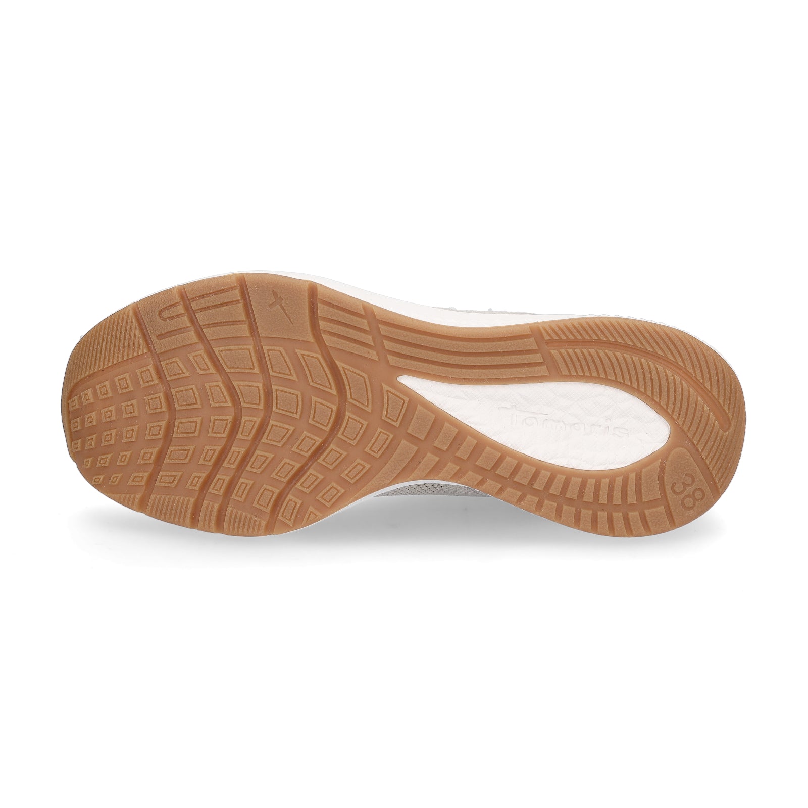 Tamaris Damen Slip-on Sneaker beige metallic