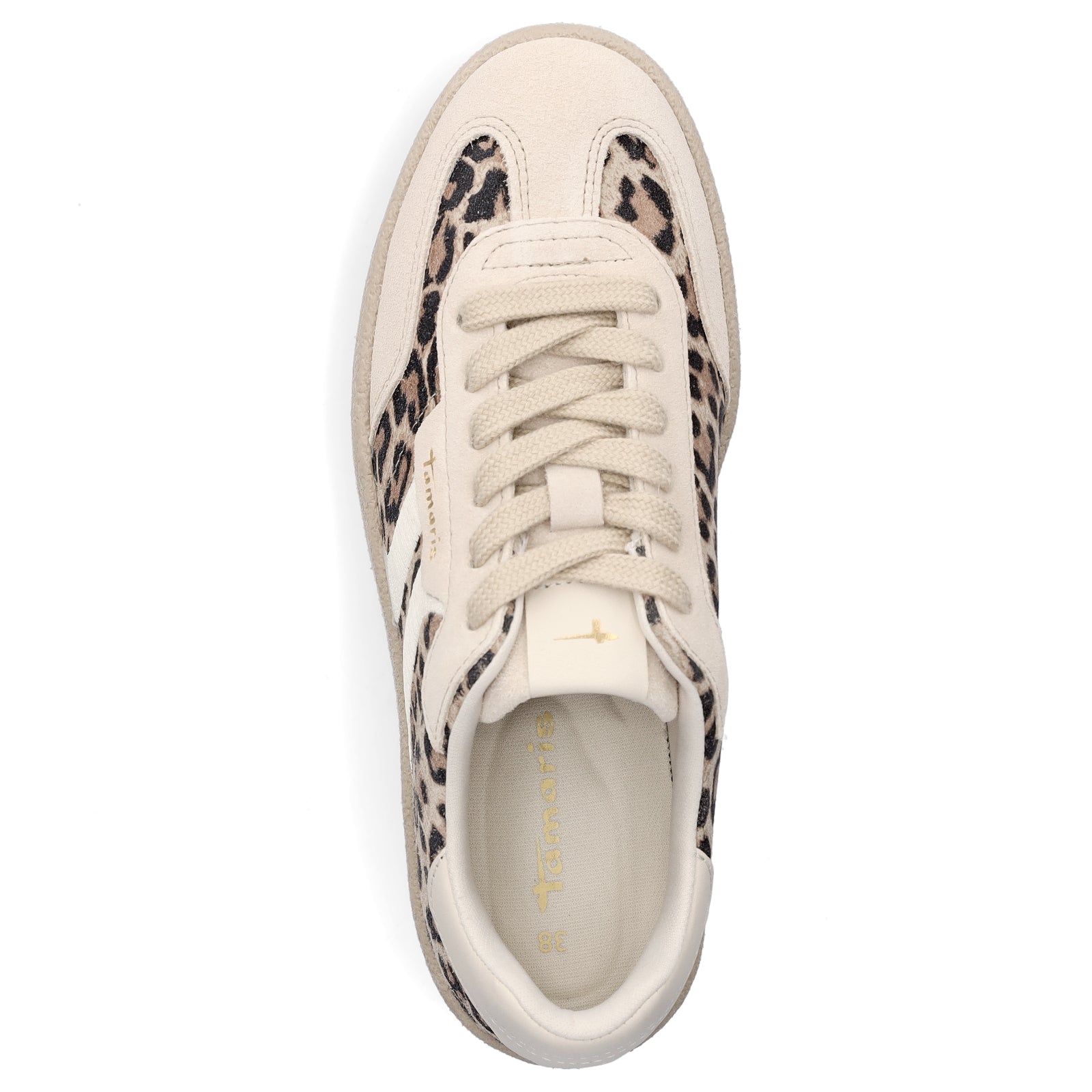 Tamaris Damen Sneaker beige leo