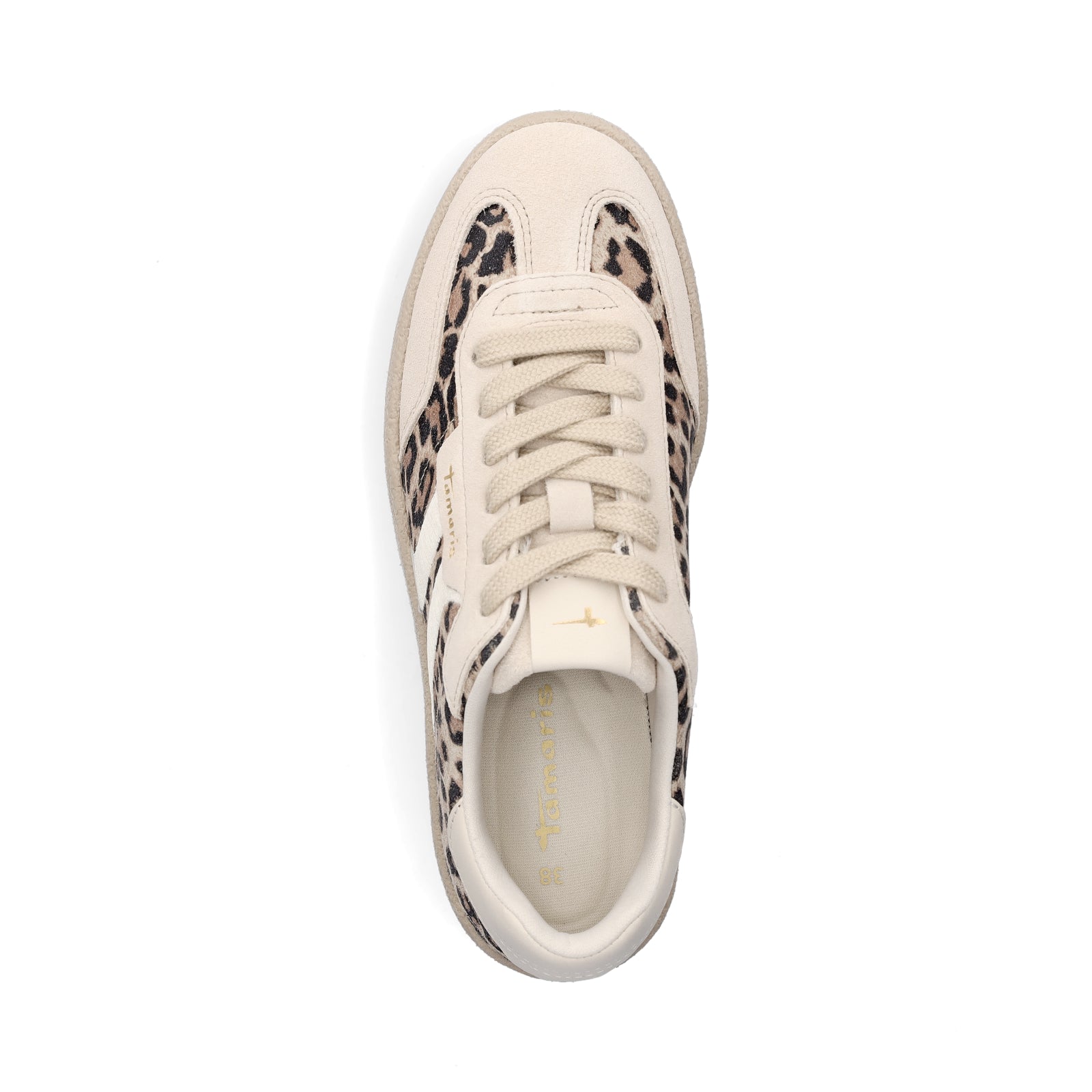 Tamaris women's sneakers beige leo