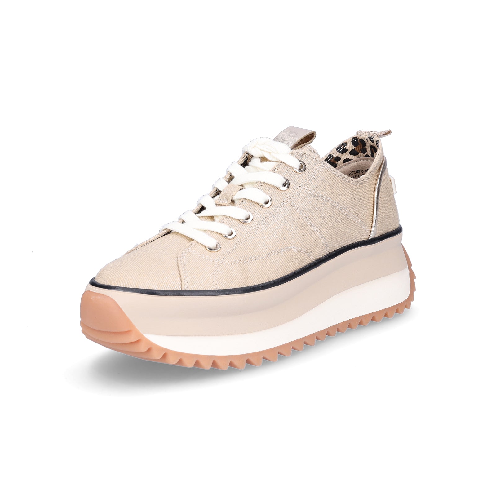 Tamaris Damen Plateau Sneaker gold