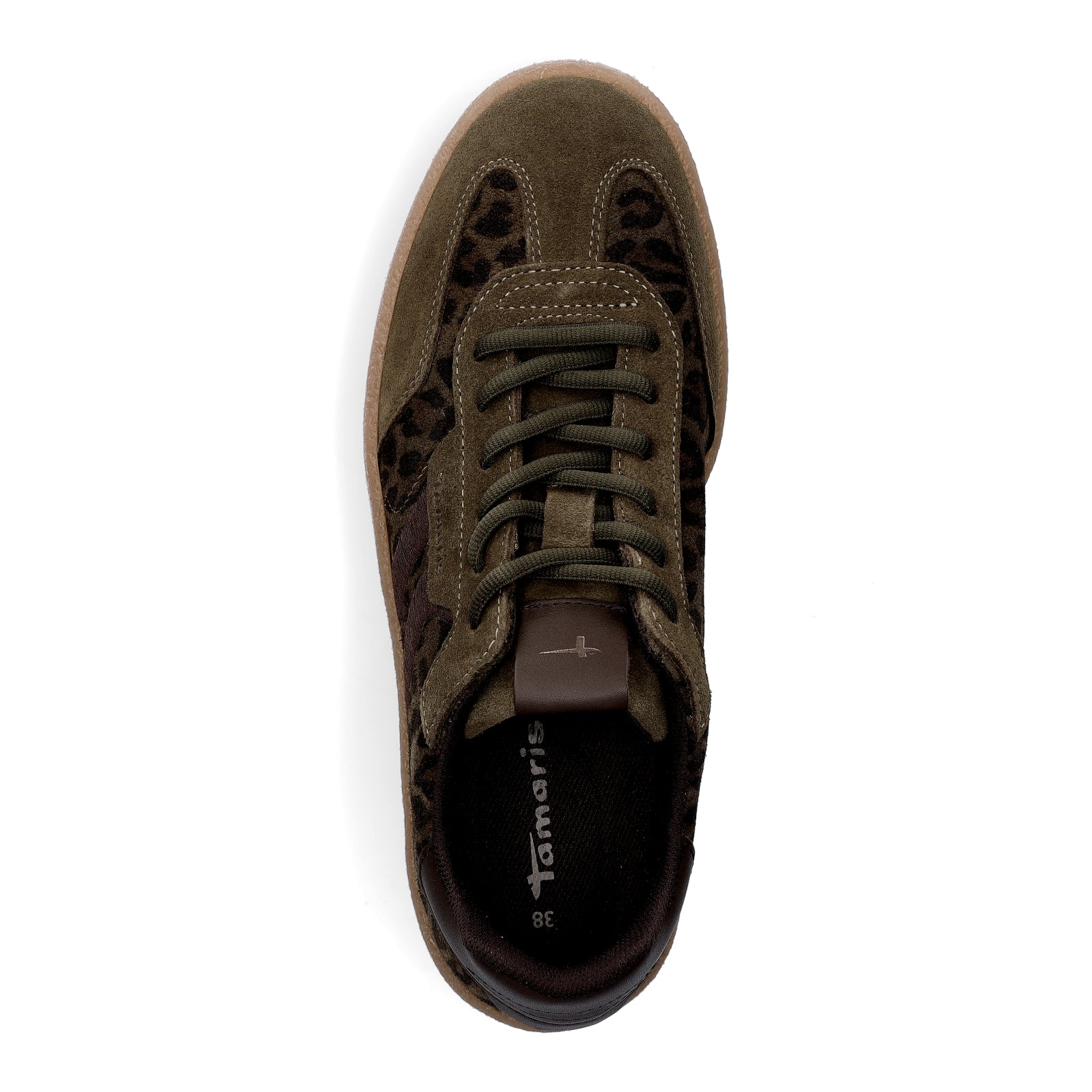 Tamaris Damen Sneaker oliv leo