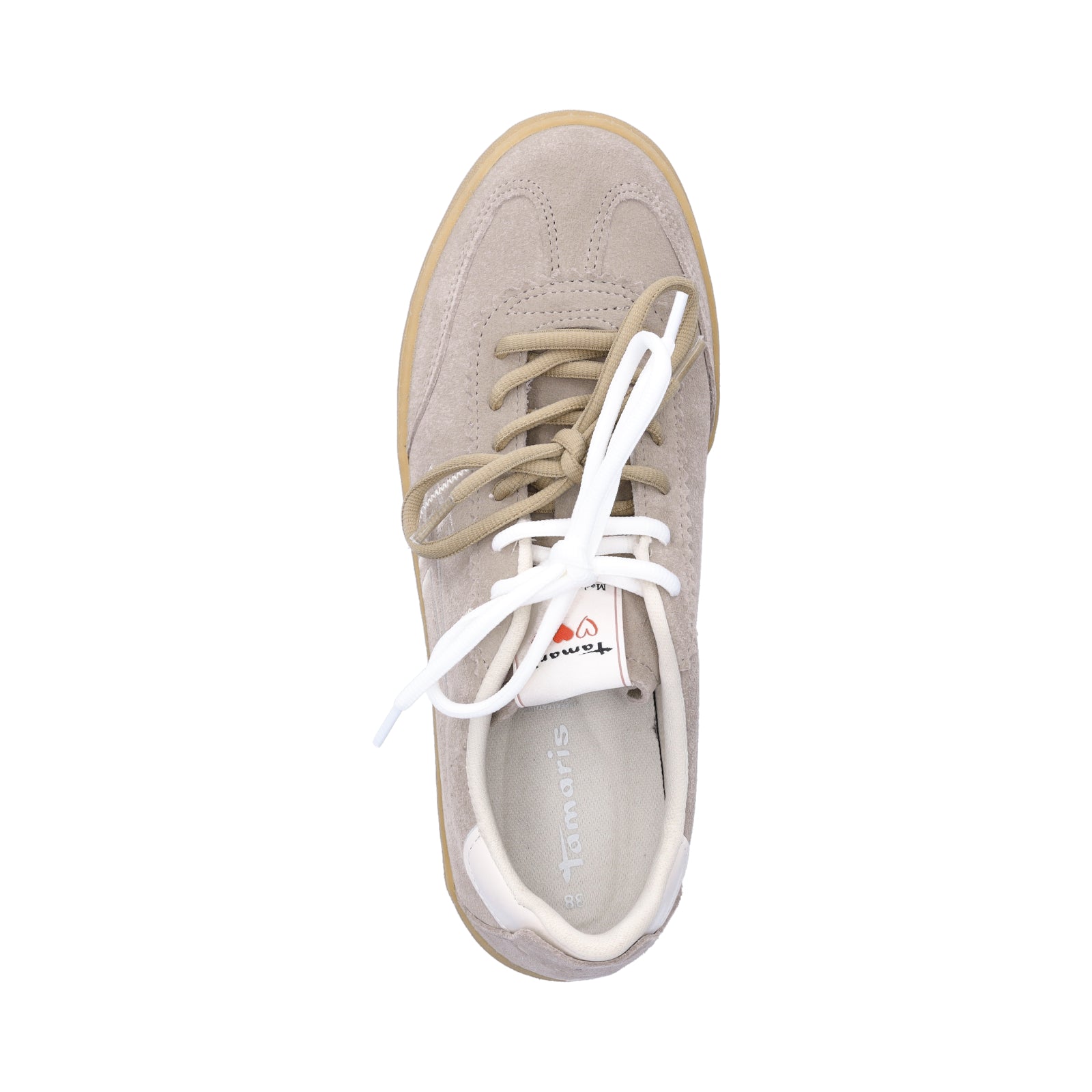 Tamaris Damen Sneaker taupe