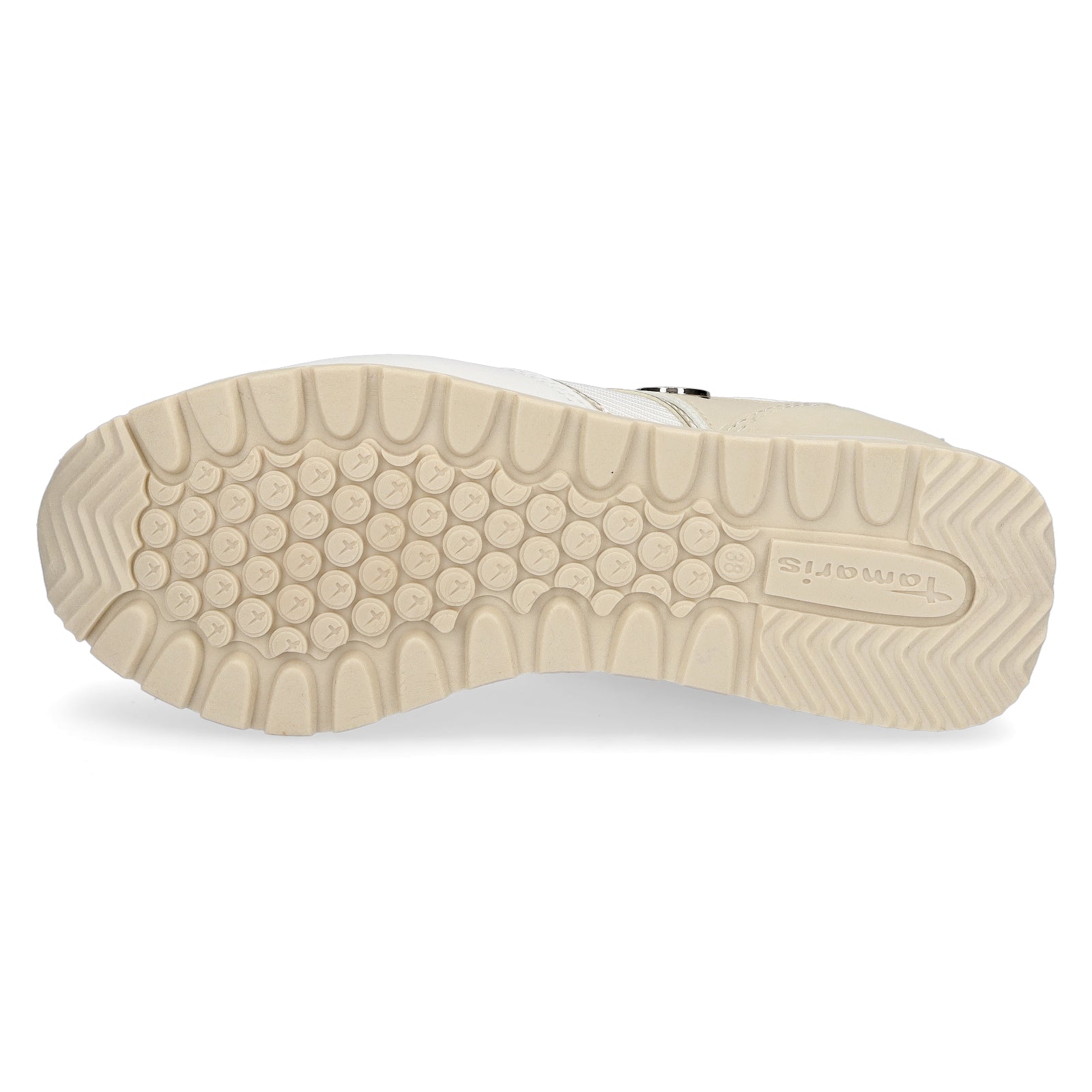 Tamaris Damen Plateau Sneaker beige pastell