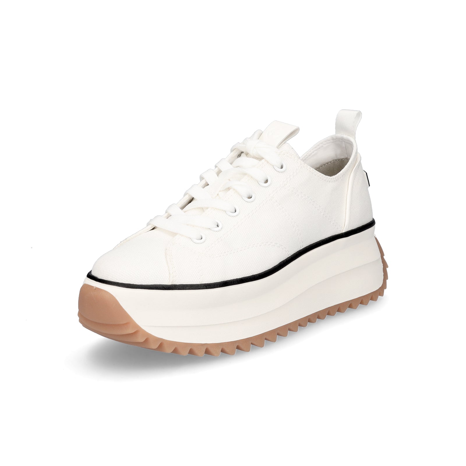 Tamaris Damen Plateau Sneaker weiß
