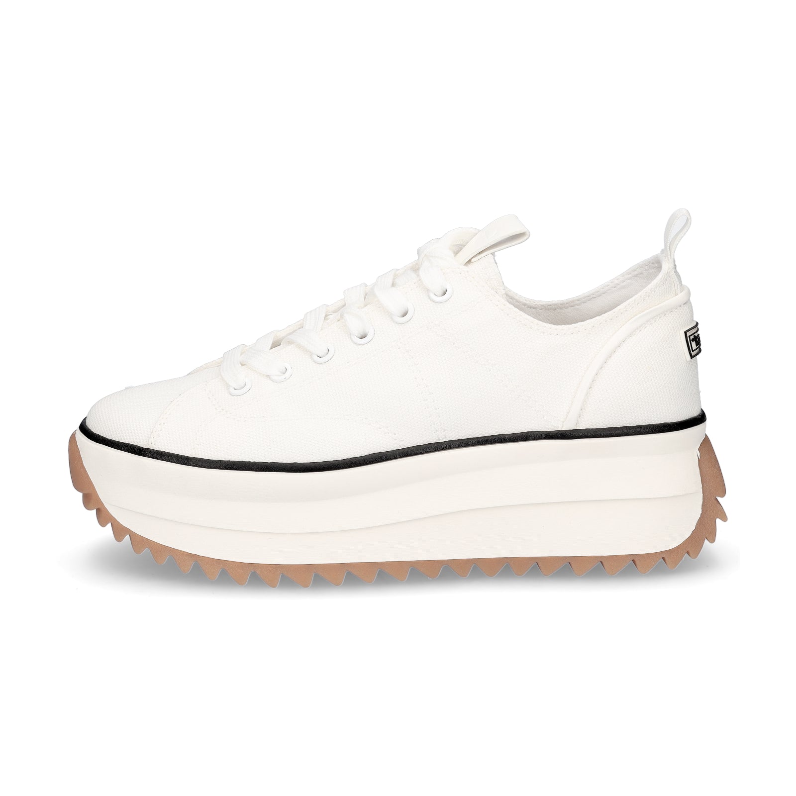 Tamaris Damen Plateau Sneaker weiß